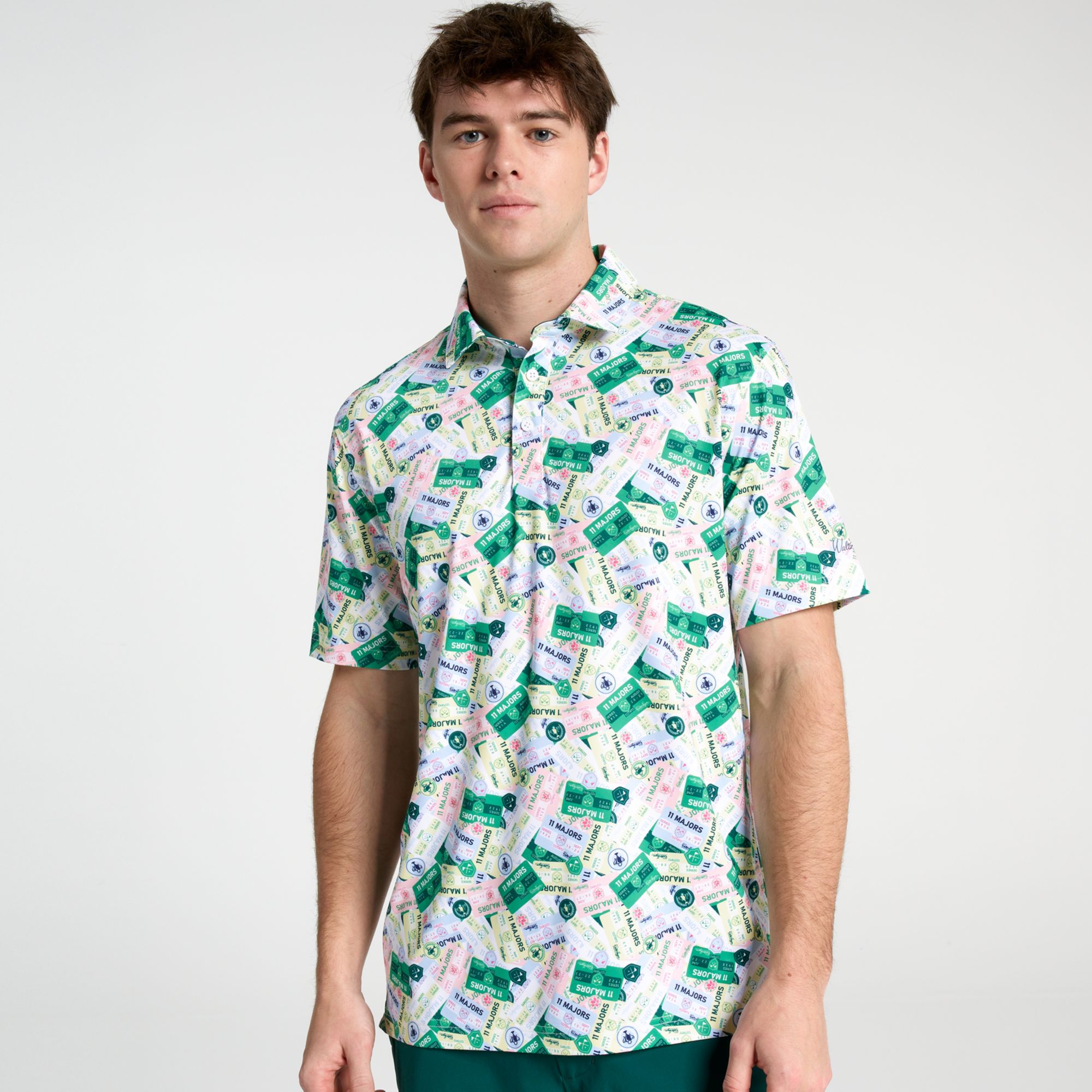 Walter Hagen Men's Performance 11 Bloom Printed Golf Polo product image