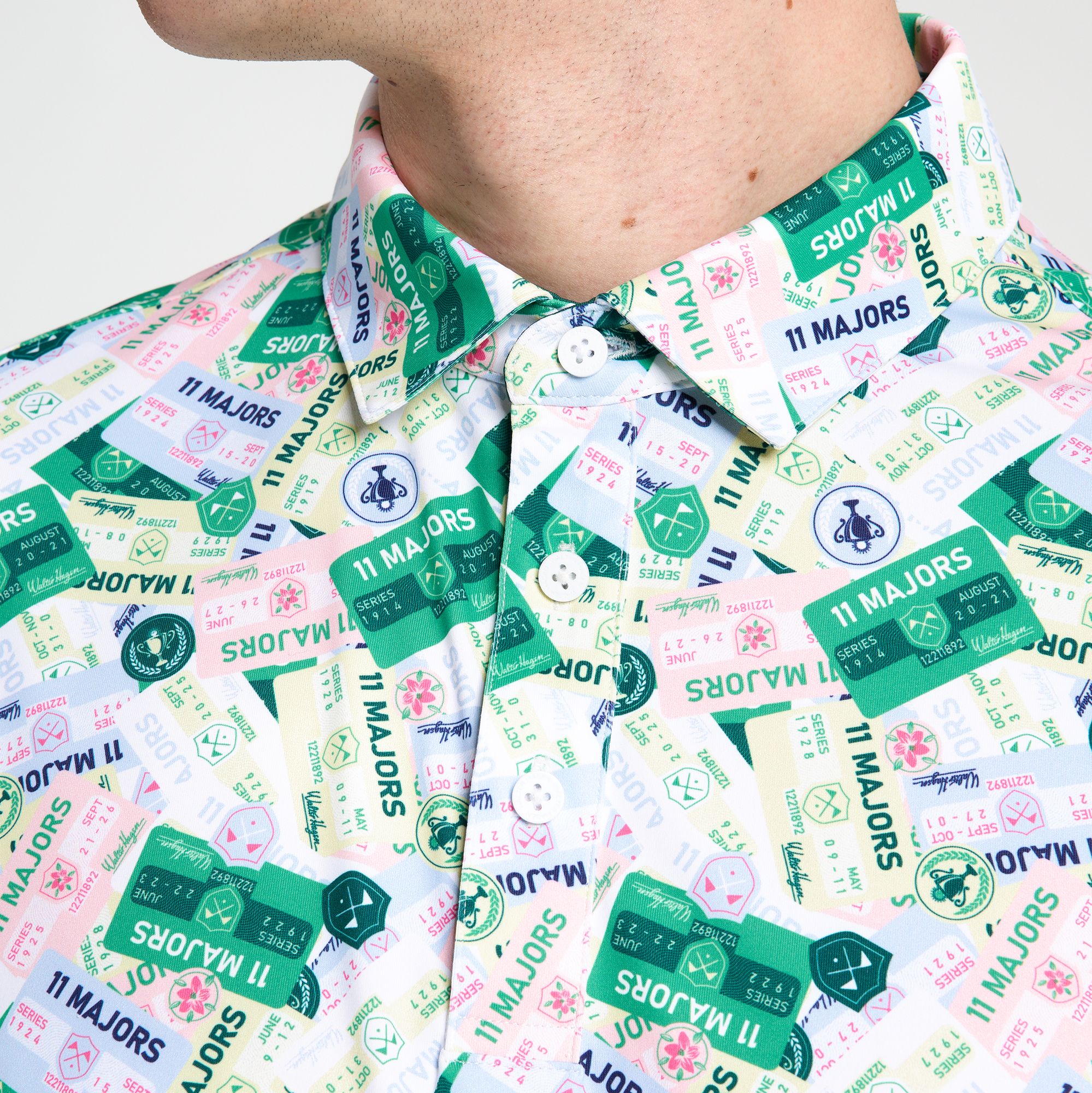 Walter Hagen Men's Performance 11 Bloom Printed Golf Polo product image