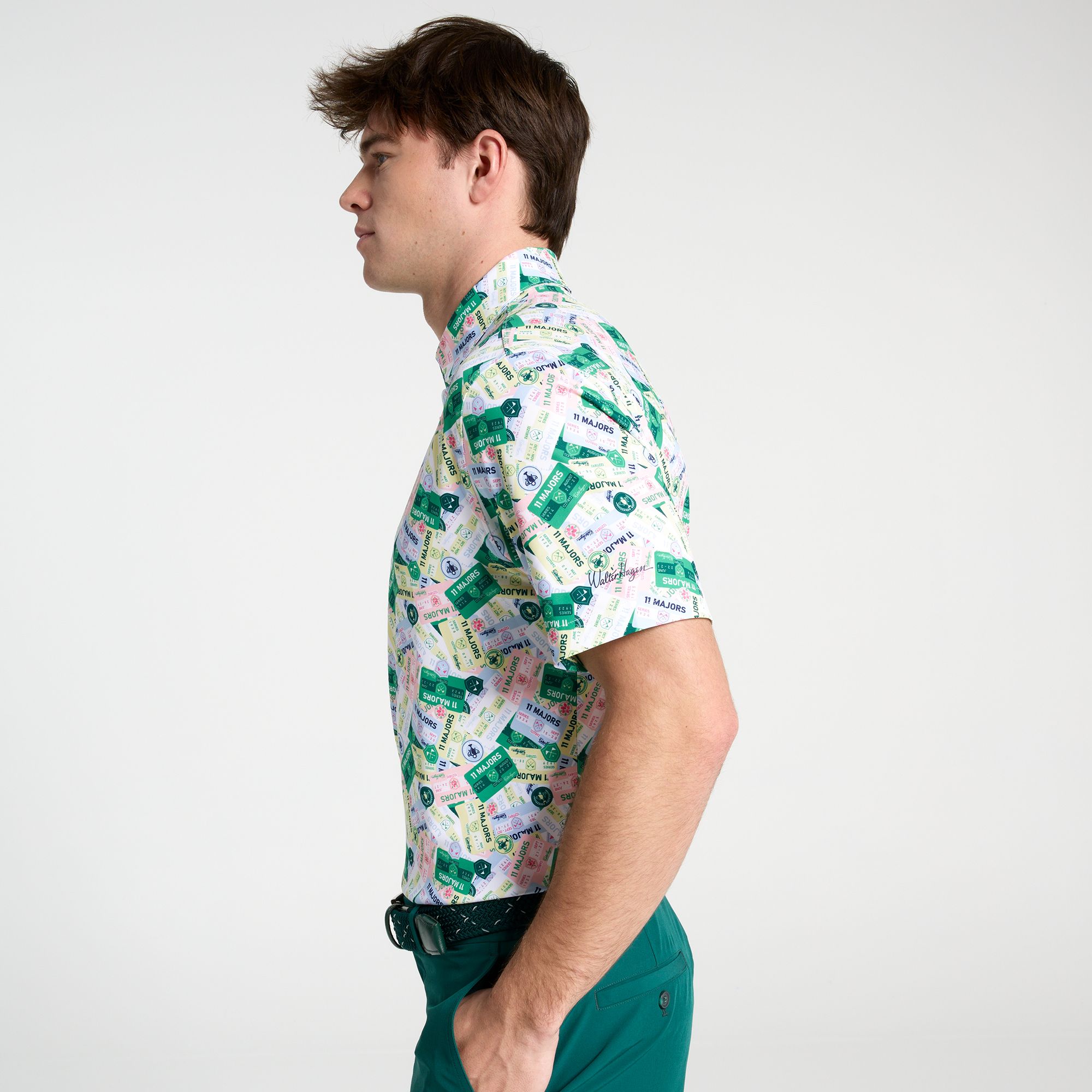 Walter Hagen Men's Performance 11 Bloom Printed Golf Polo product image