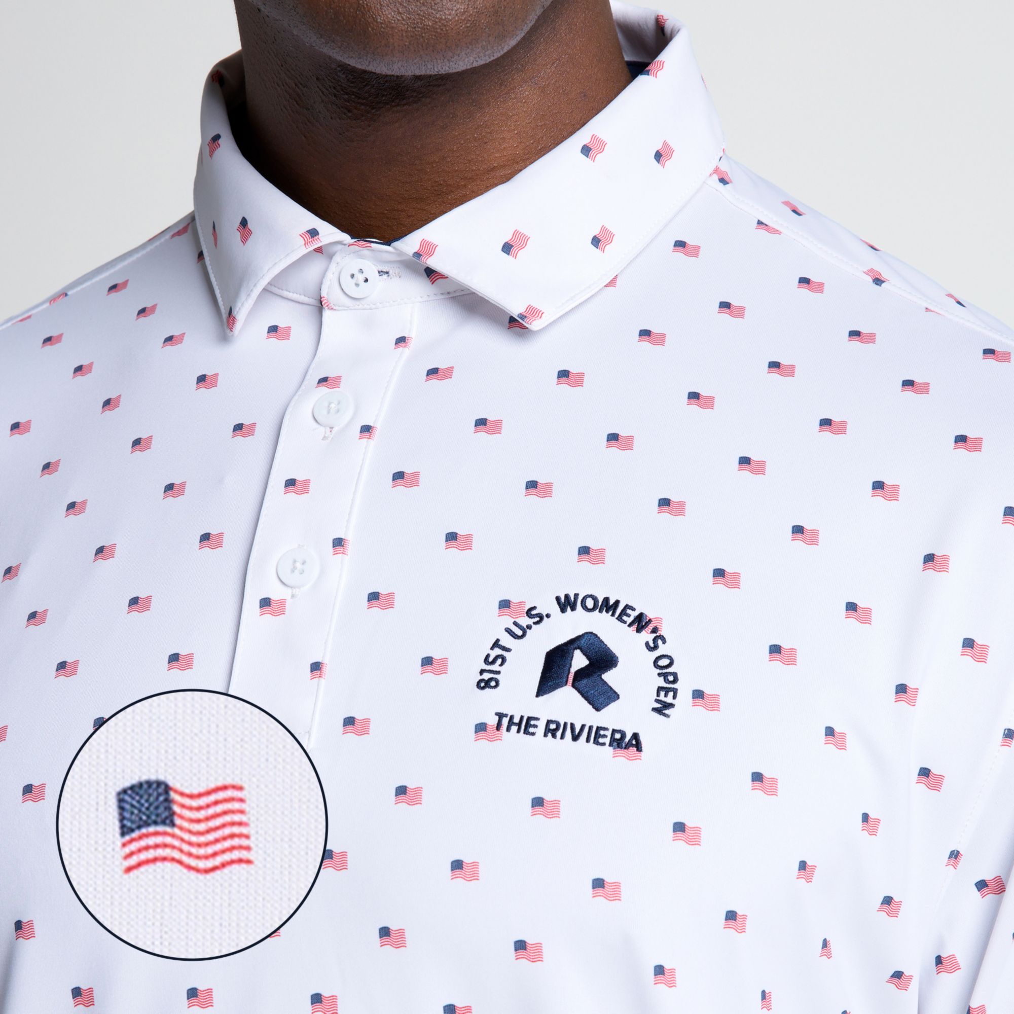 2026 U.S. Women's Open Walter Hagen Men's Performance 11 Printed Polo product image