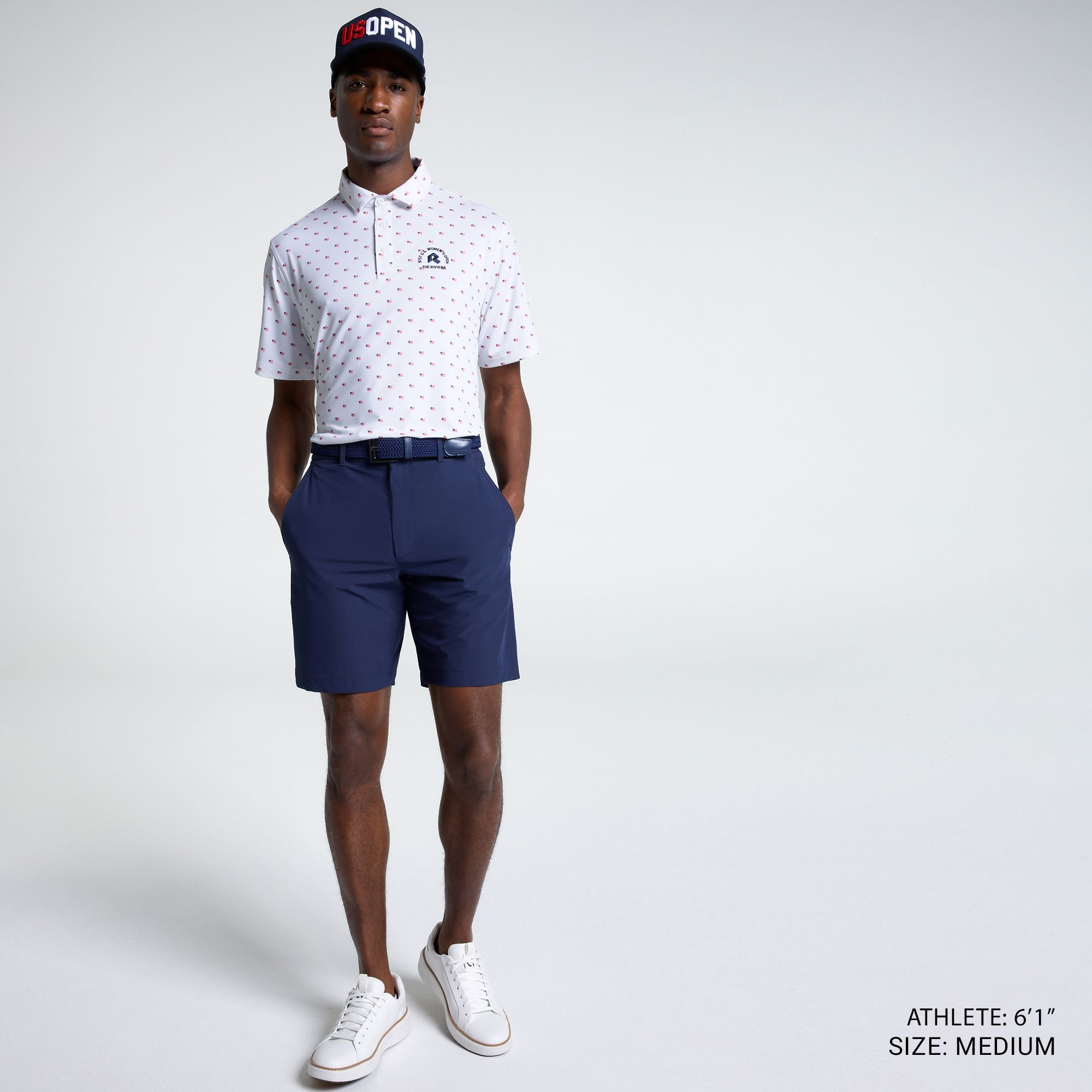 2026 U.S. Women's Open Walter Hagen Men's Performance 11 Printed Polo product image