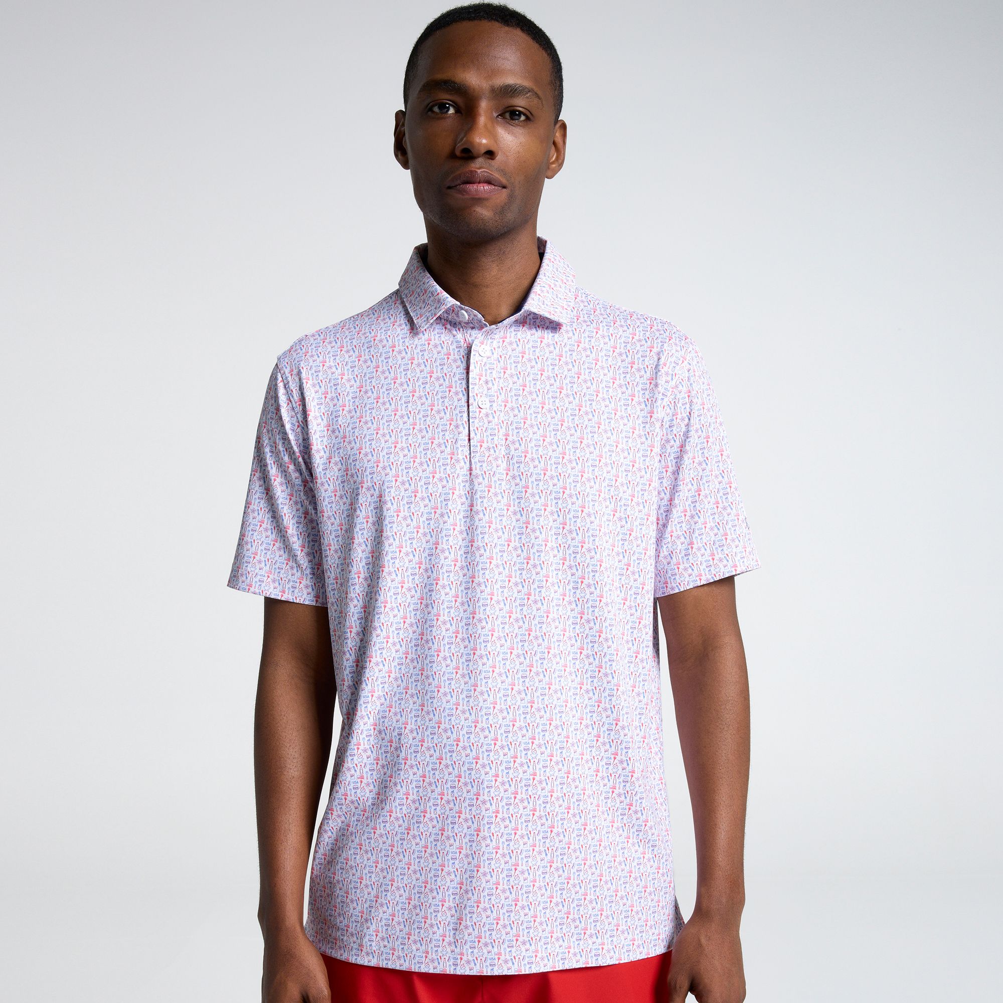 Walter Hagen Men's Performance 11 Novelty Print Golf Polo product image