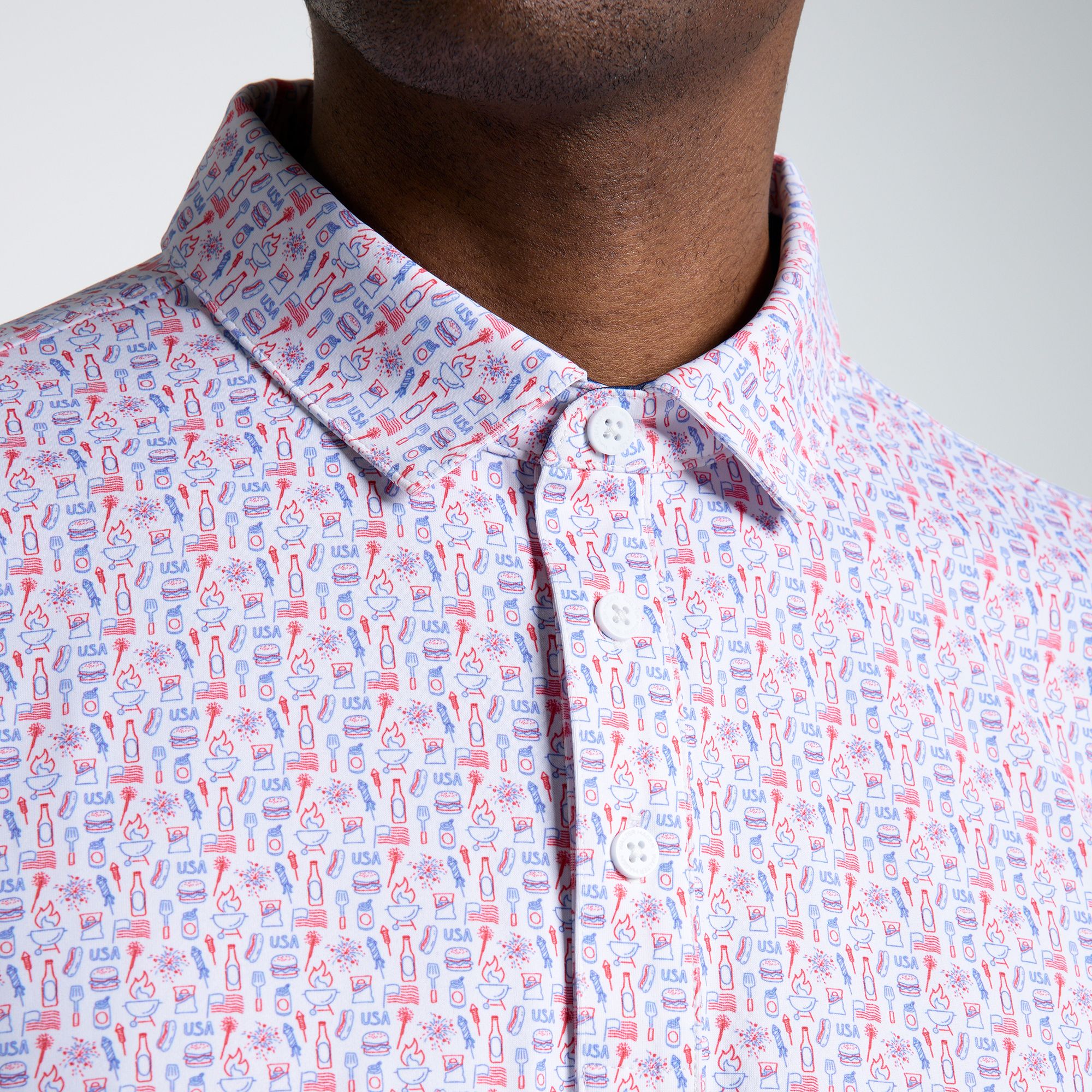 Walter Hagen Men's Performance 11 Novelty Print Golf Polo product image