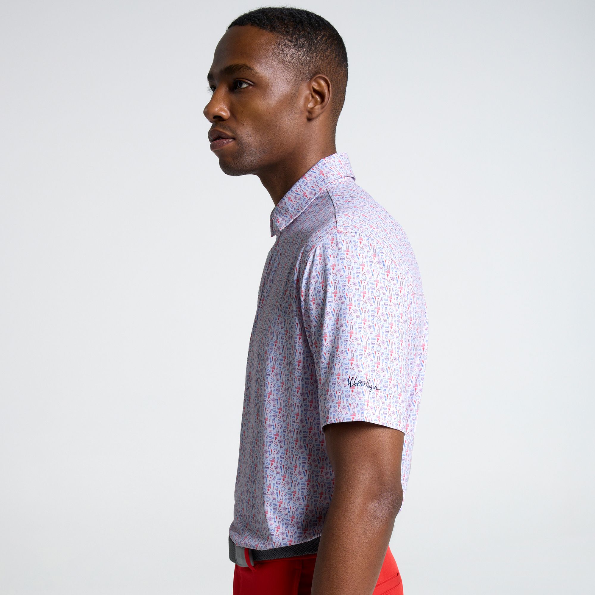 Walter Hagen Men's Performance 11 Novelty Print Golf Polo product image