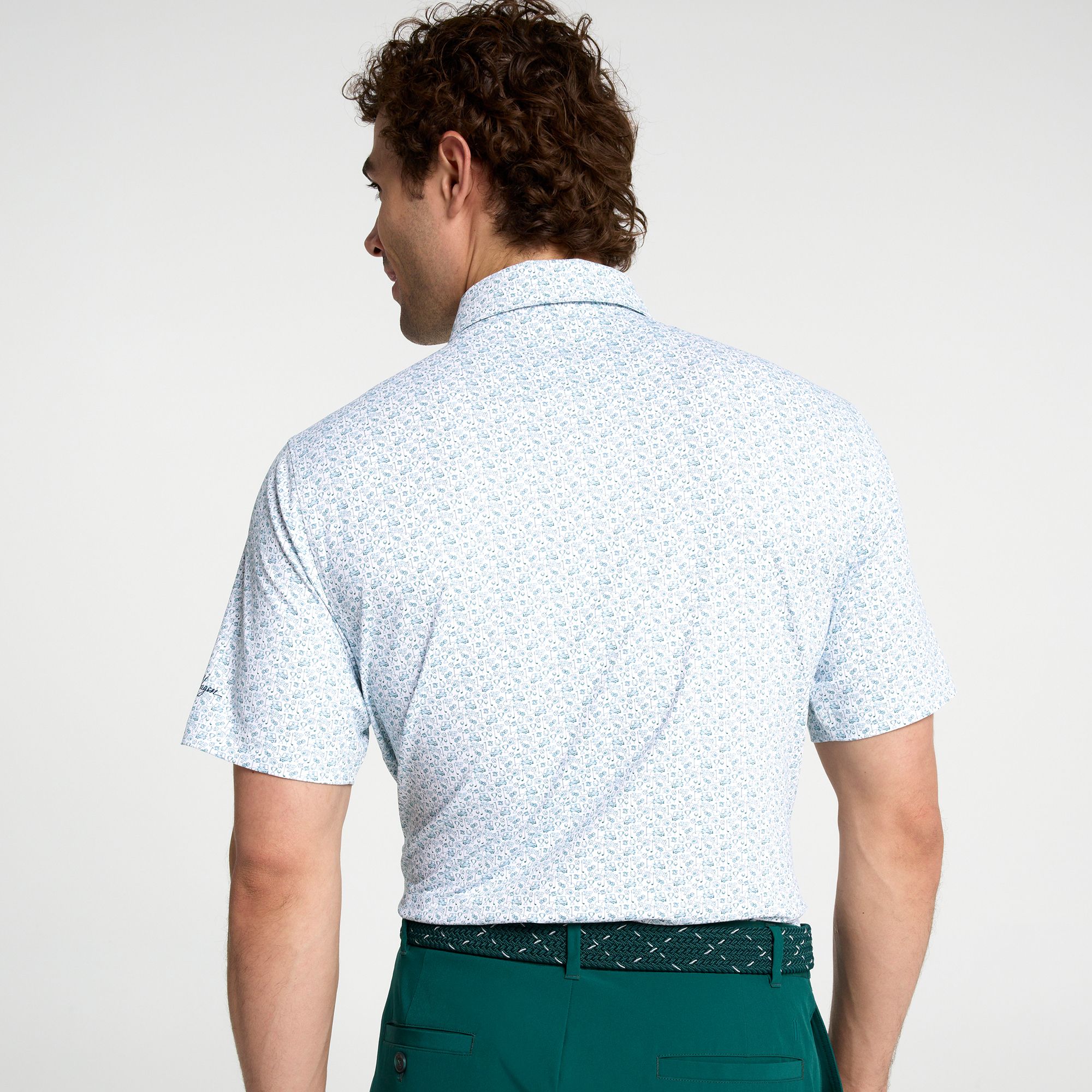 Walter Hagen Men's Performance 11 Novelty Print Golf Polo product image