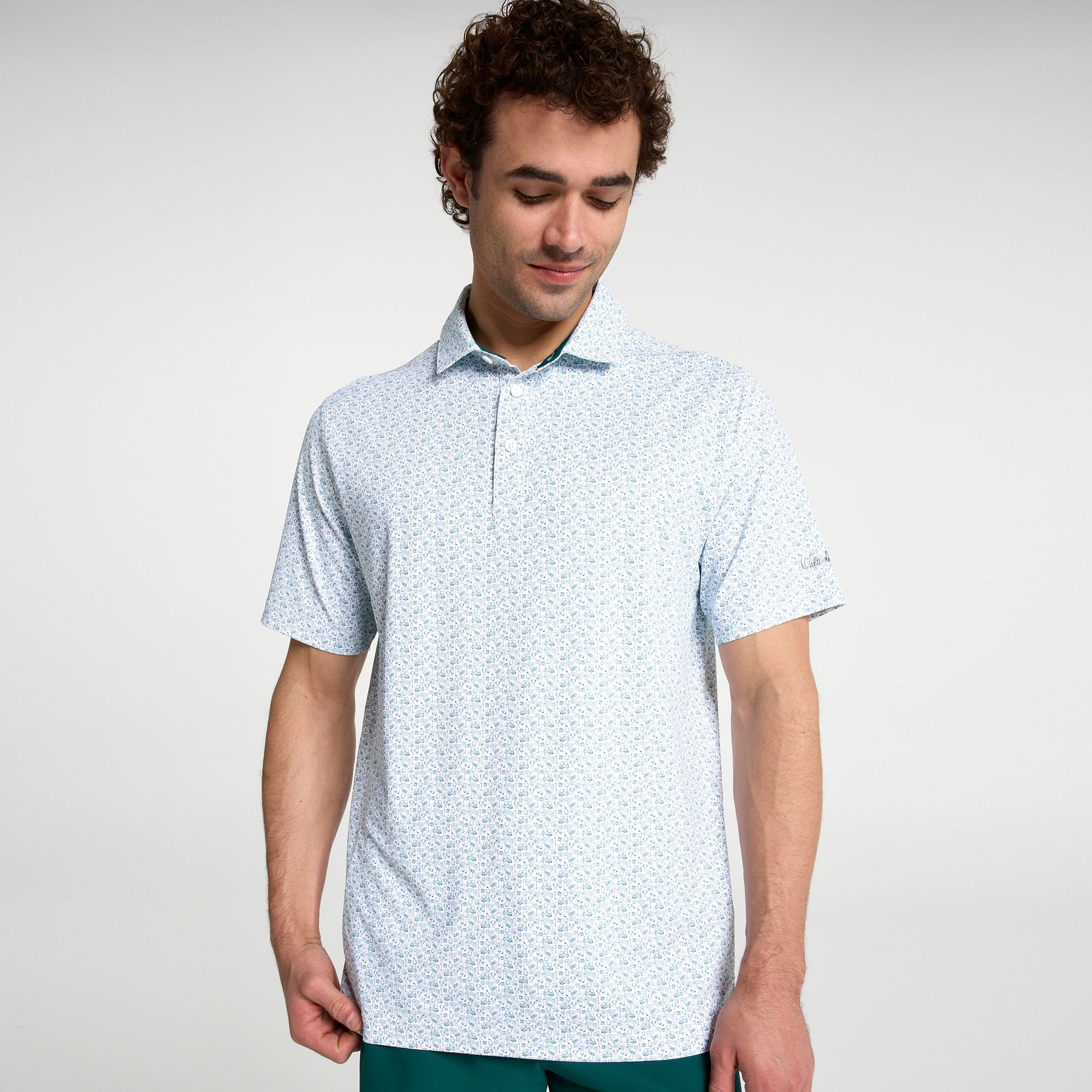 Walter Hagen Men's Performance 11 Novelty Print Golf Polo product image