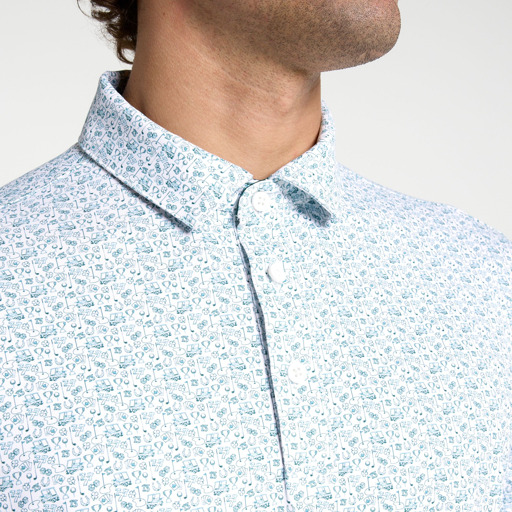 Walter Hagen Men's Performance 11 Novelty Print Golf Polo product image