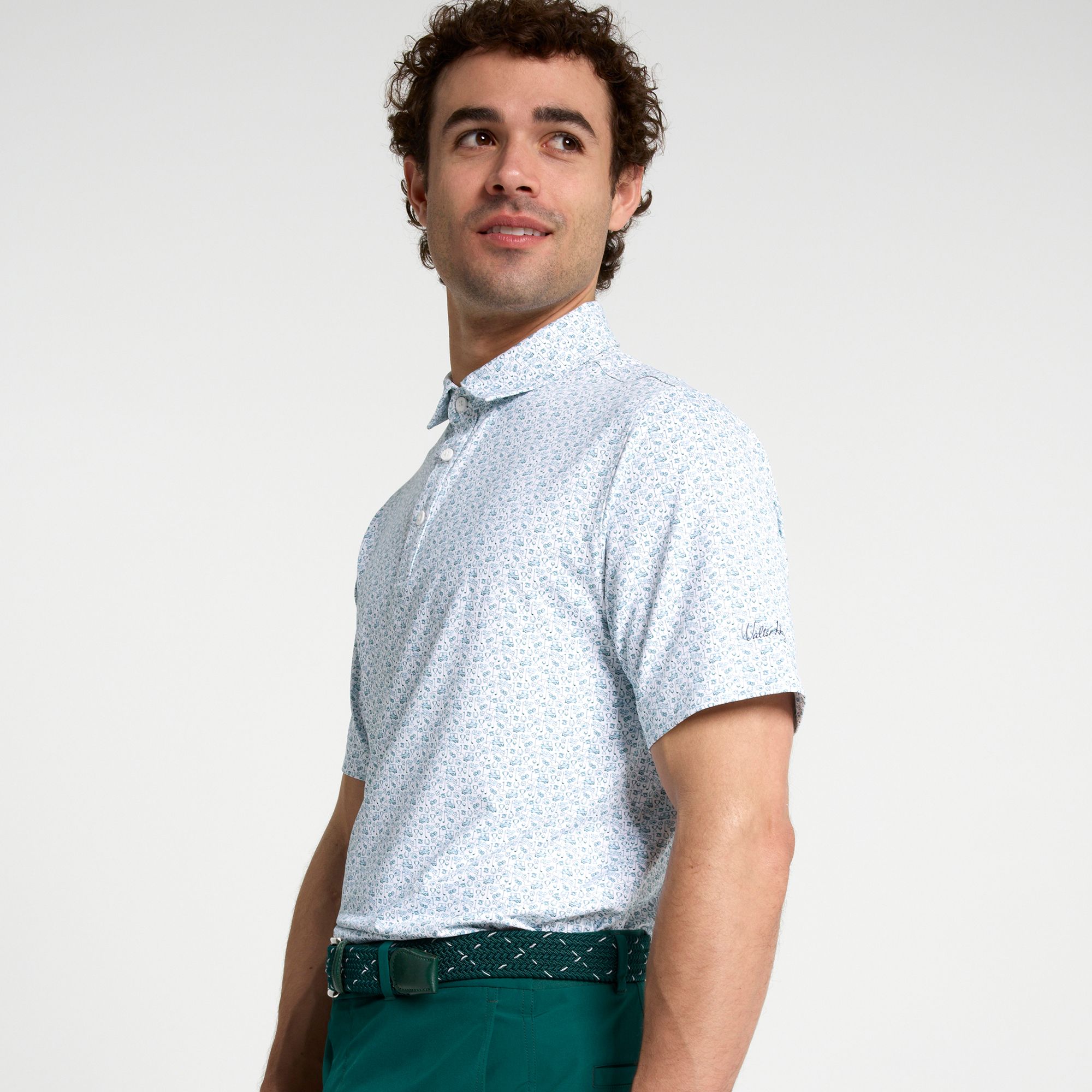 Walter Hagen Men's Performance 11 Novelty Print Golf Polo product image