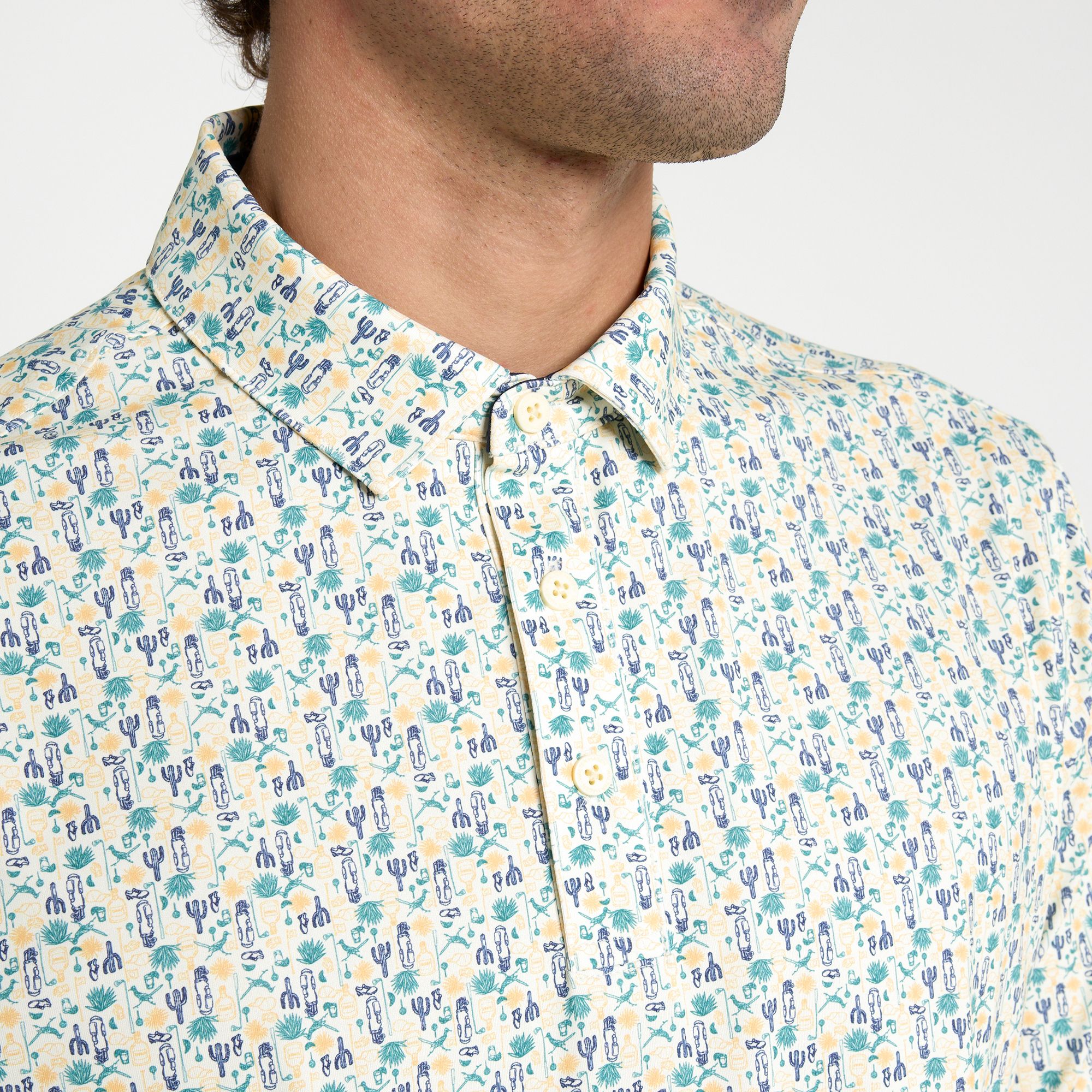 Walter Hagen Men's Performance 11 Novelty Print Golf Polo product image