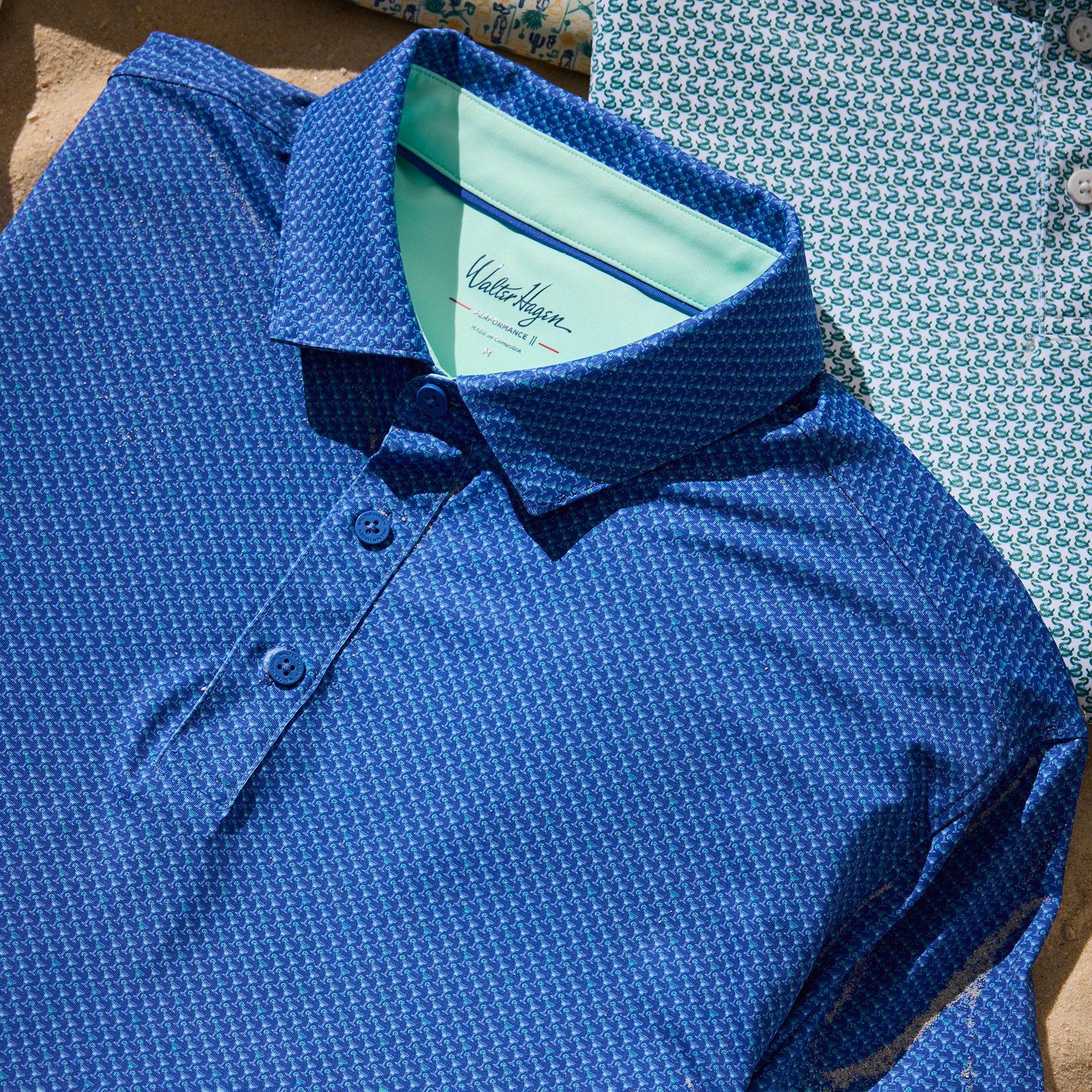 Walter Hagen Men's Performance 11 Novelty Print Golf Polo product image