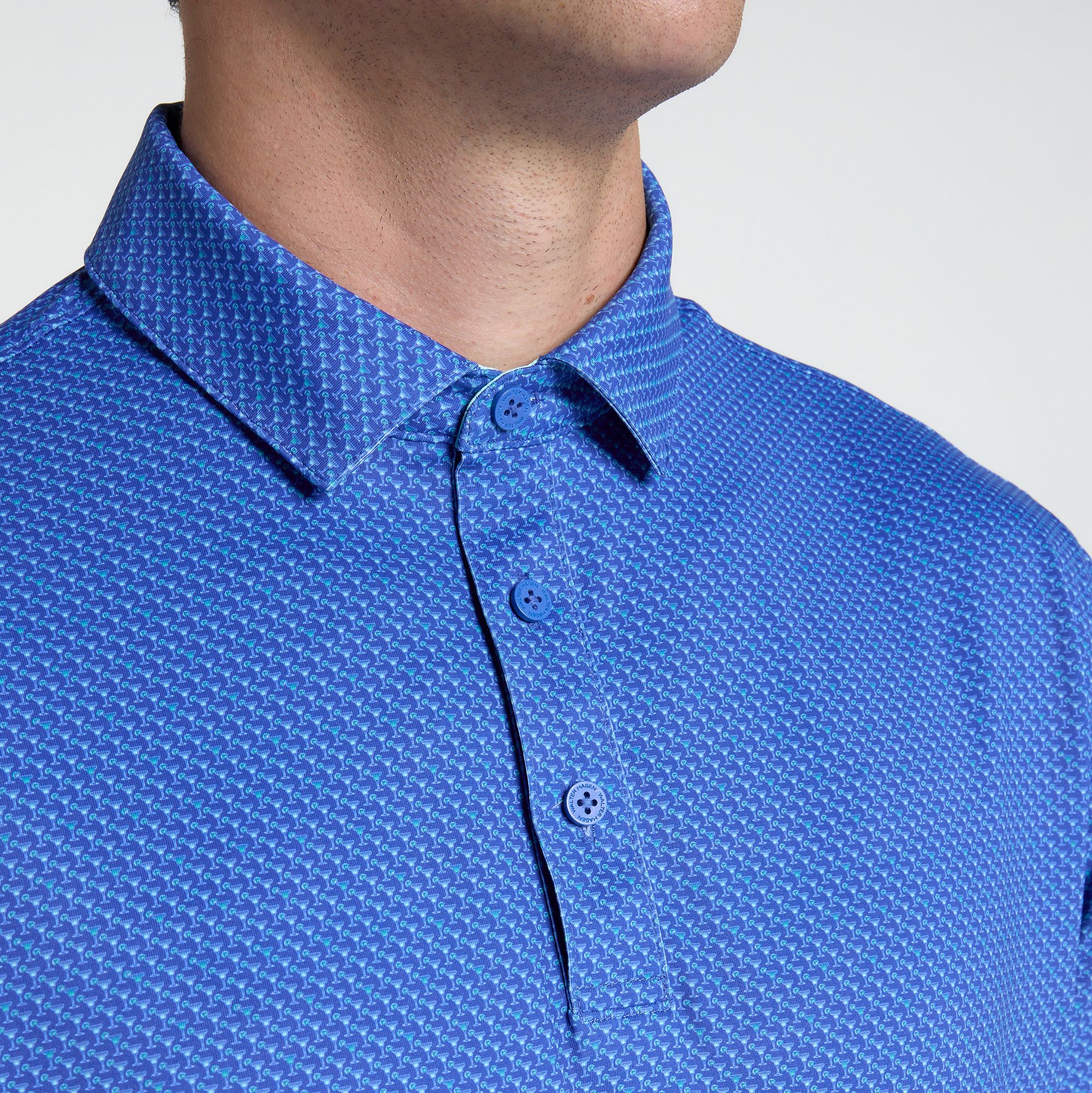 Walter Hagen Men's Performance 11 Novelty Print Golf Polo product image