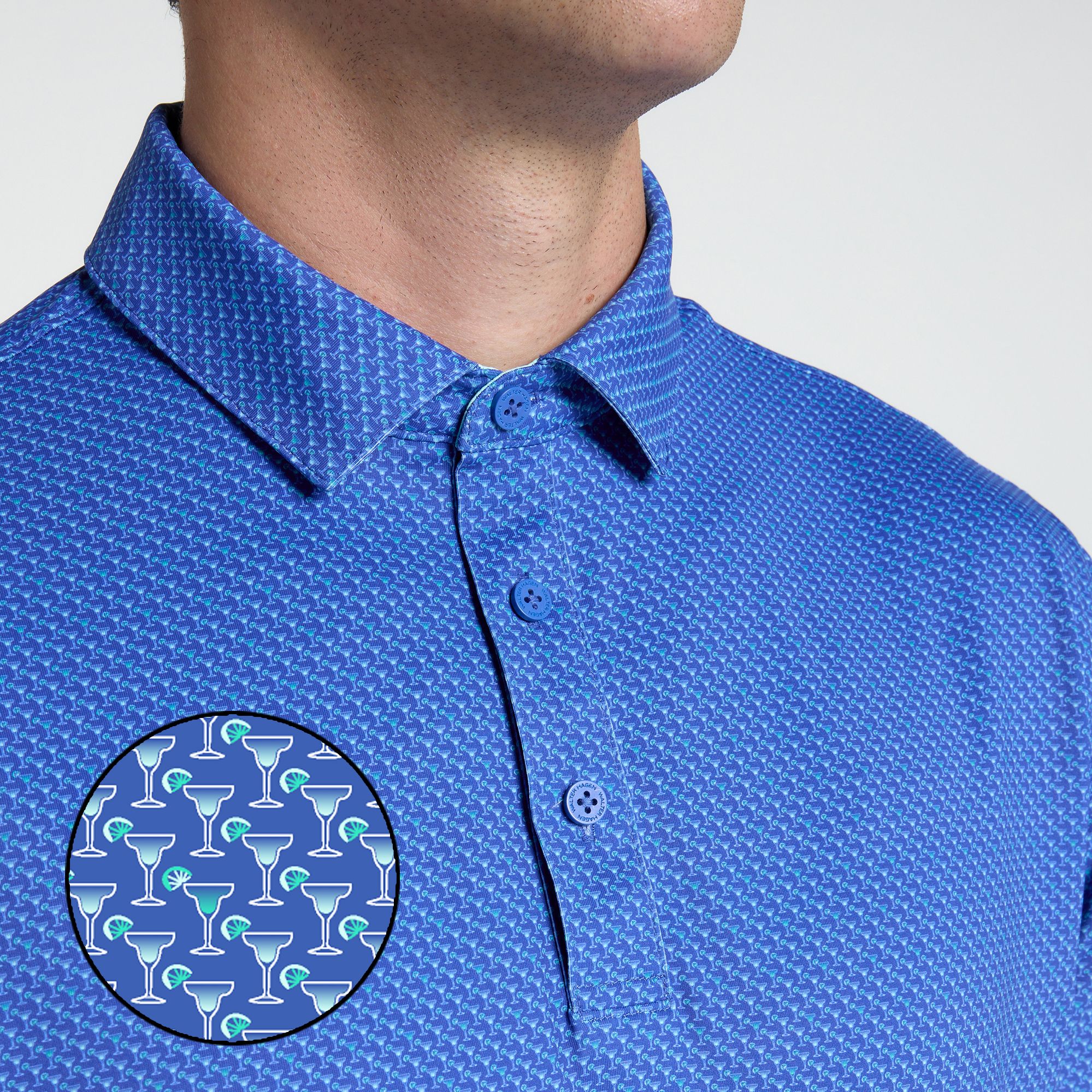 Walter Hagen Men's Performance 11 Novelty Print Golf Polo product image