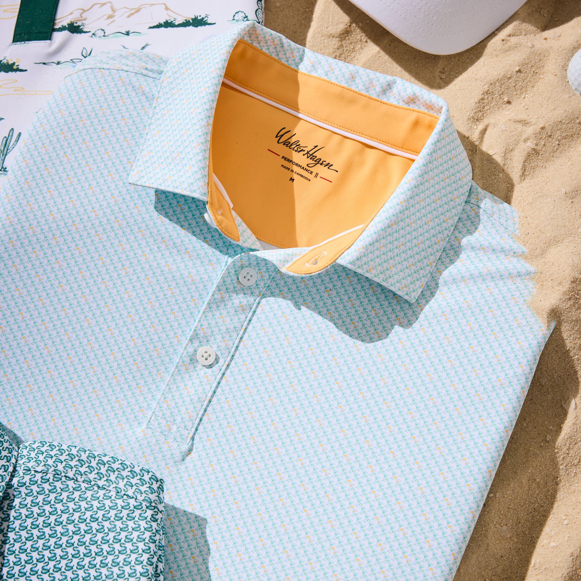 Walter Hagen Men's Performance 11 Novelty Print Golf Polo product image