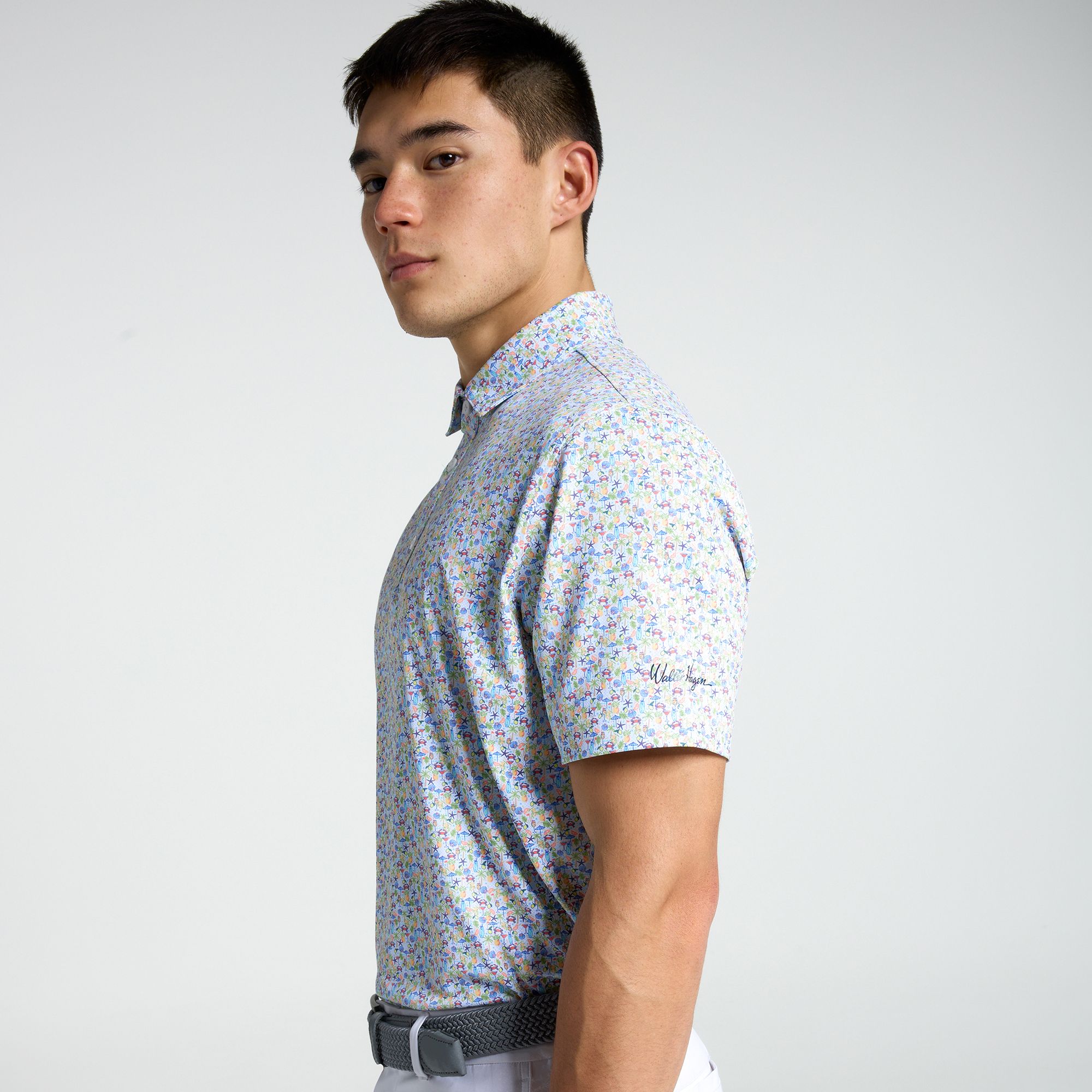 Walter Hagen Men's Performance 11 Novelty Print Golf Polo product image