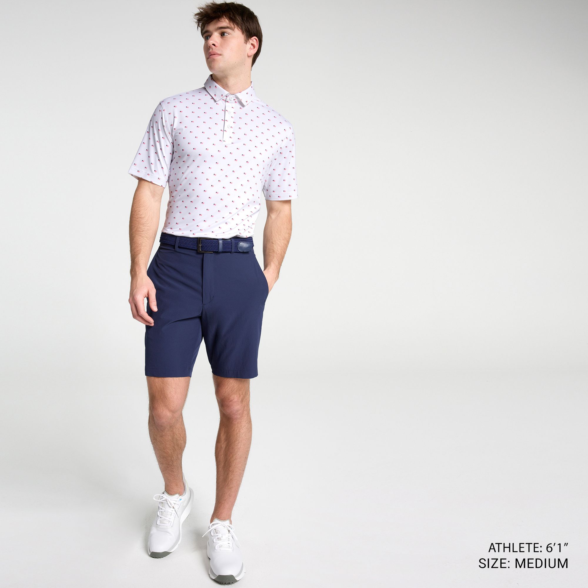 Walter Hagen Men's Performance 11 Novelty Print Golf Polo product image