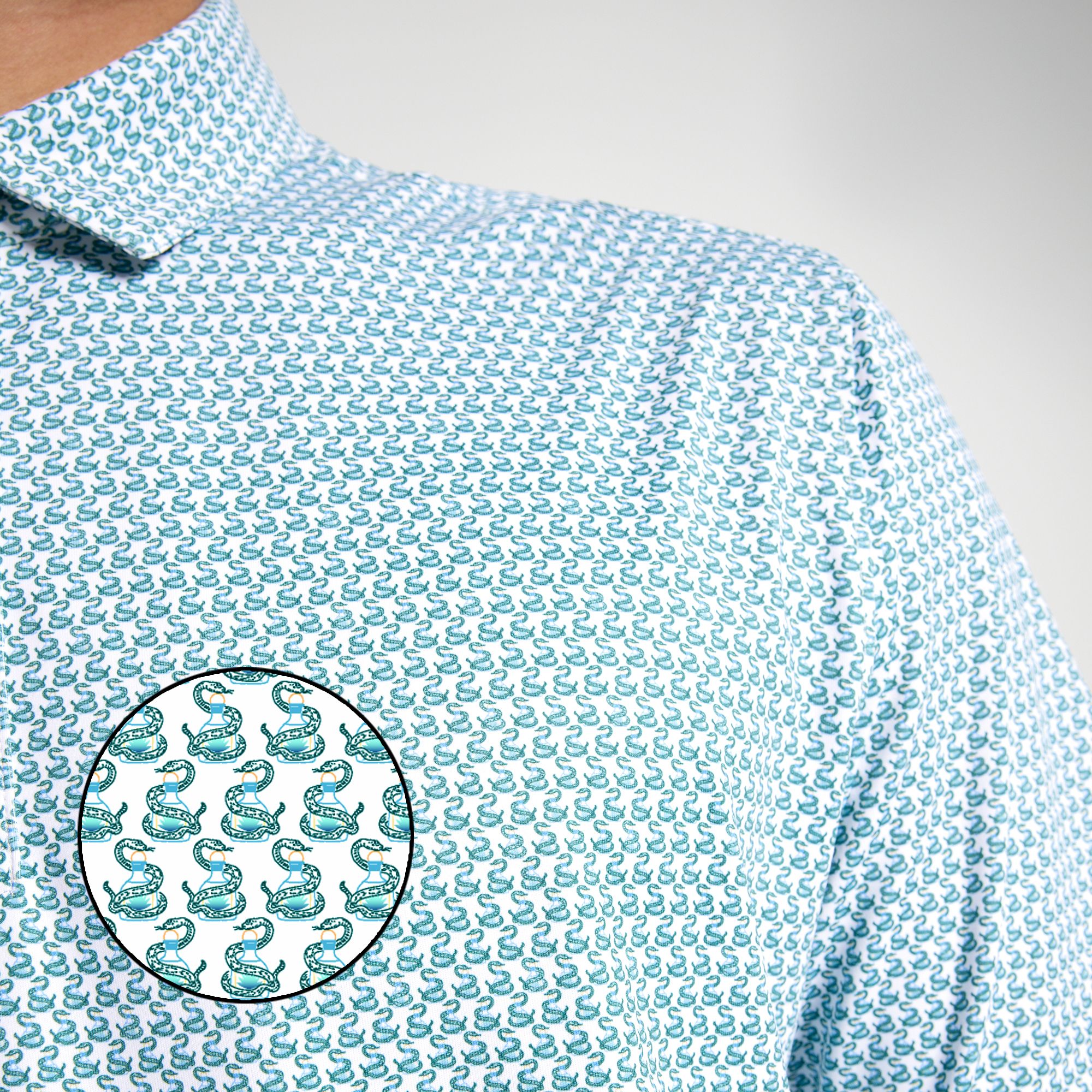 Walter Hagen Men's Performance 11 Novelty Print Golf Polo product image