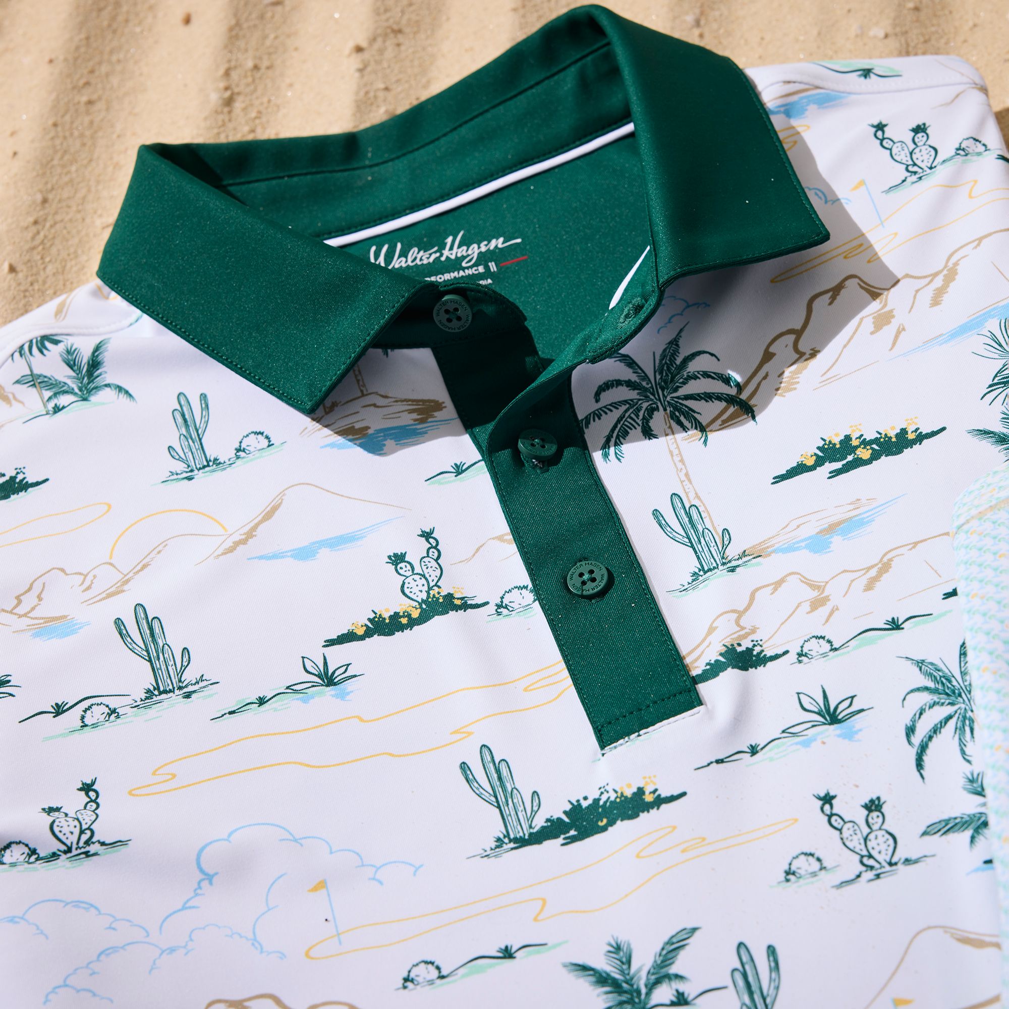 Walter Hagen Men's Performance 11 Printed Golf Polo product image