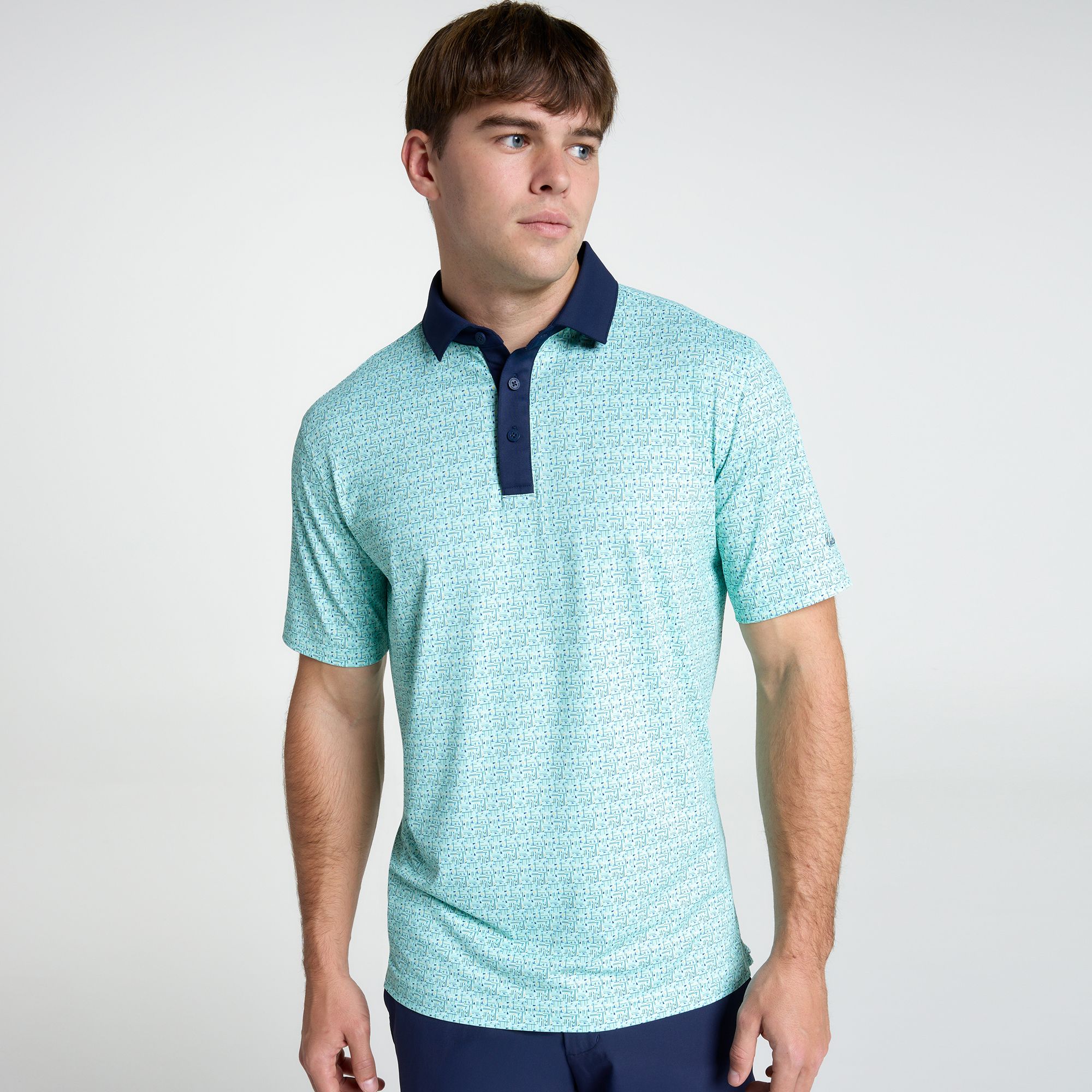 Walter Hagen Men's Performance 11 Novelty Print Golf Polo product image