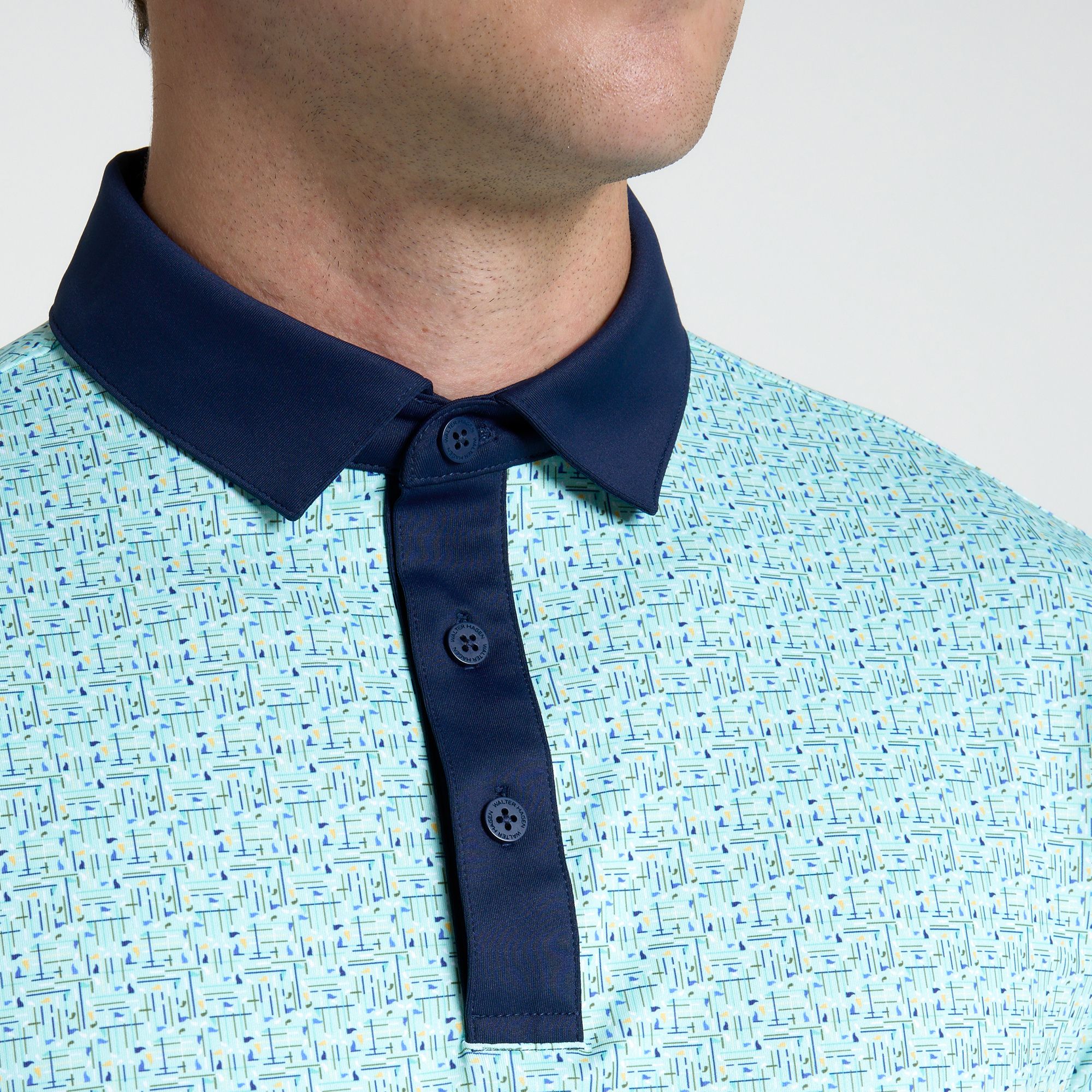 Walter Hagen Men's Performance 11 Novelty Print Golf Polo product image