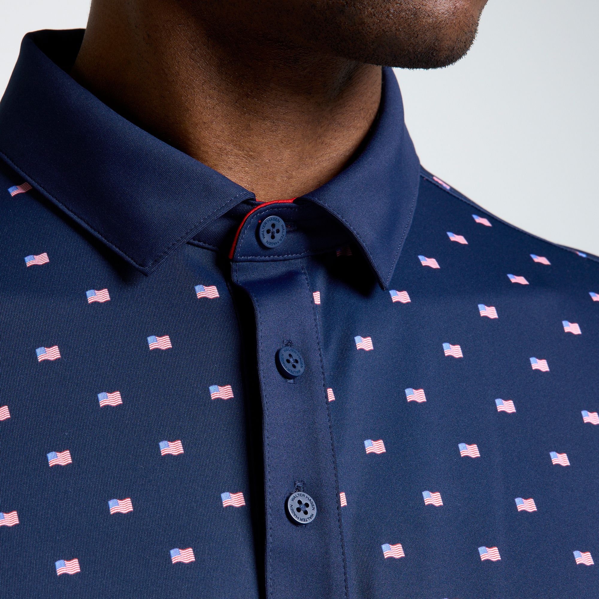 Walter Hagen Men's Performance 11 Novelty Print Golf Polo product image