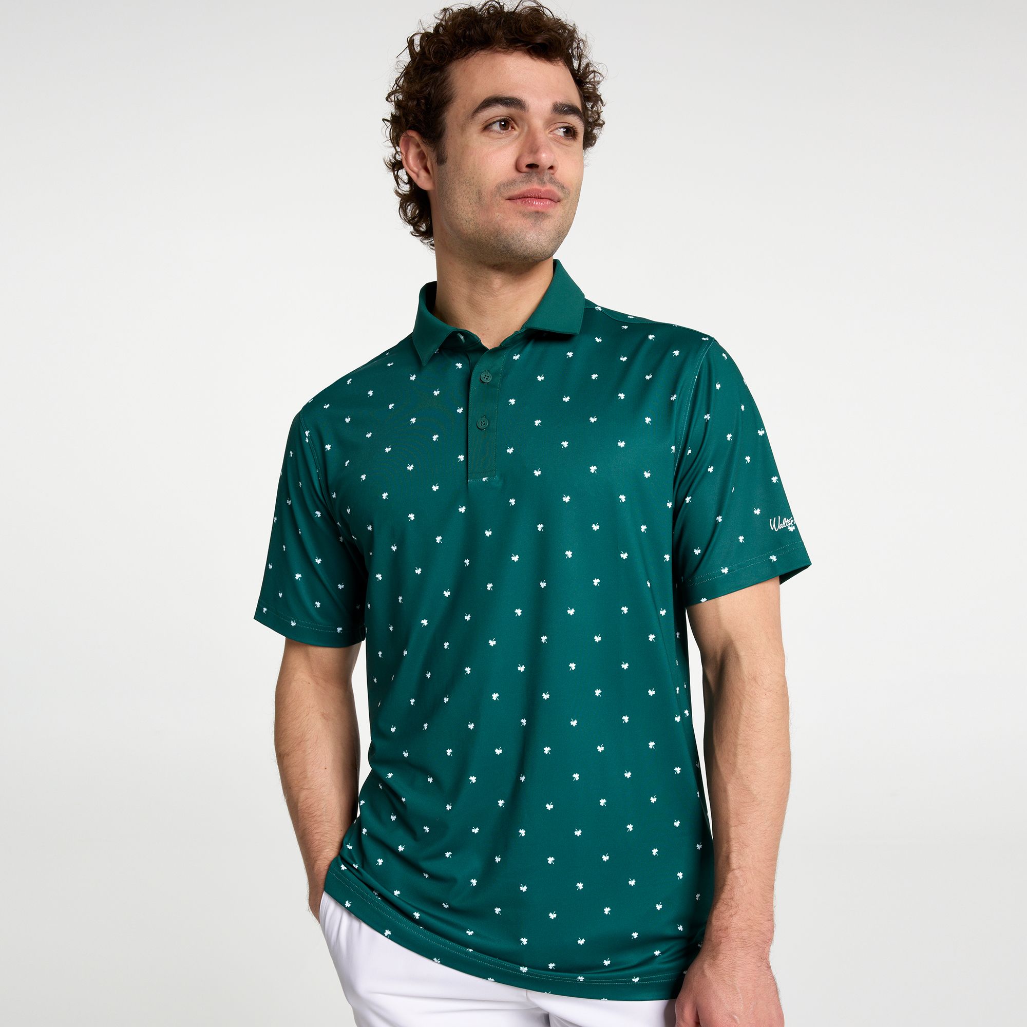 Walter Hagen Men's Performance 11 Novelty Print Golf Polo