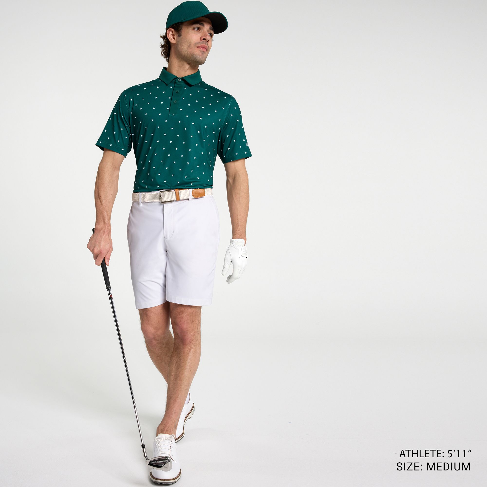 Walter Hagen Men's Performance 11 Novelty Print Golf Polo