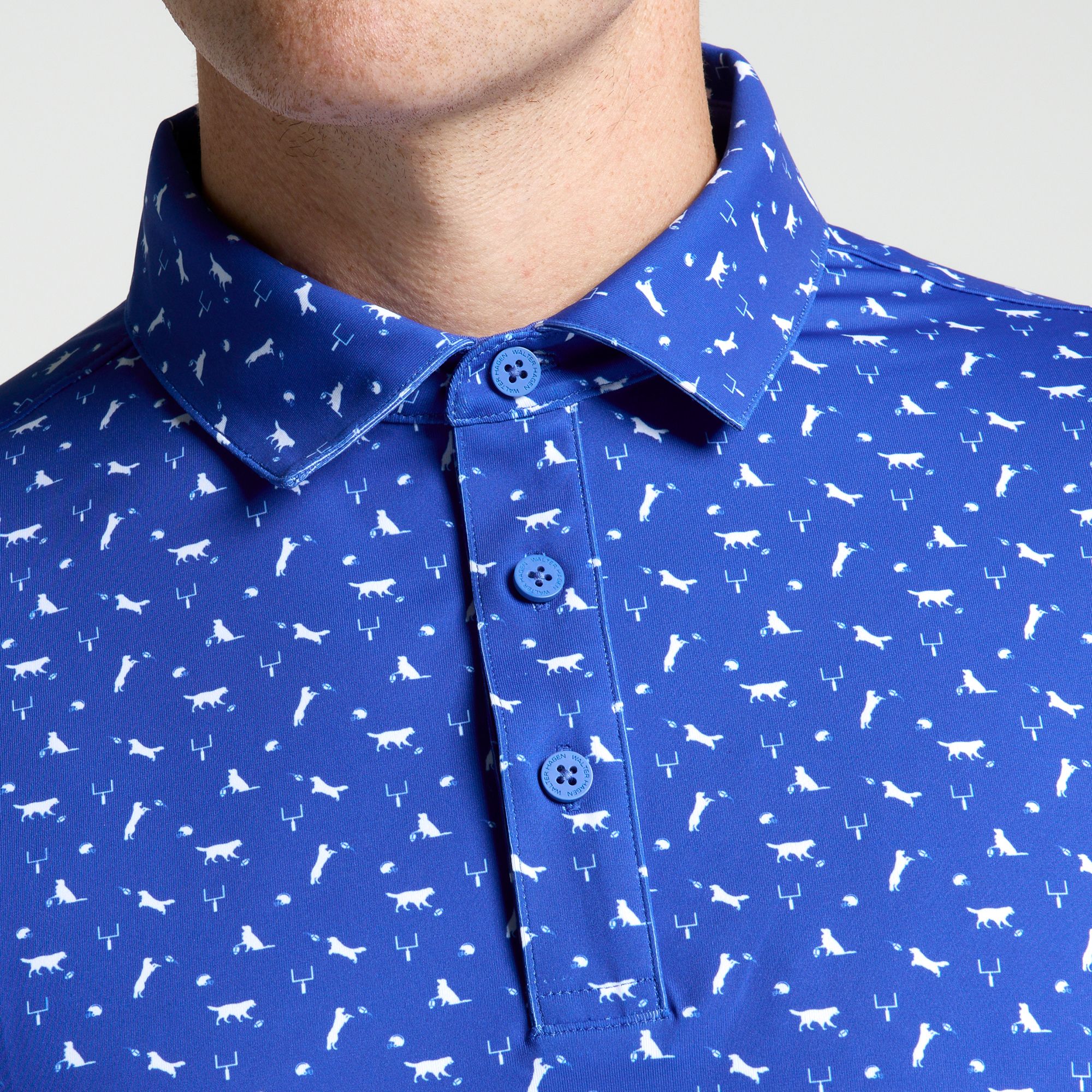 Walter Hagen Men's Performance 11 Tailgate Print Golf Polo product image
