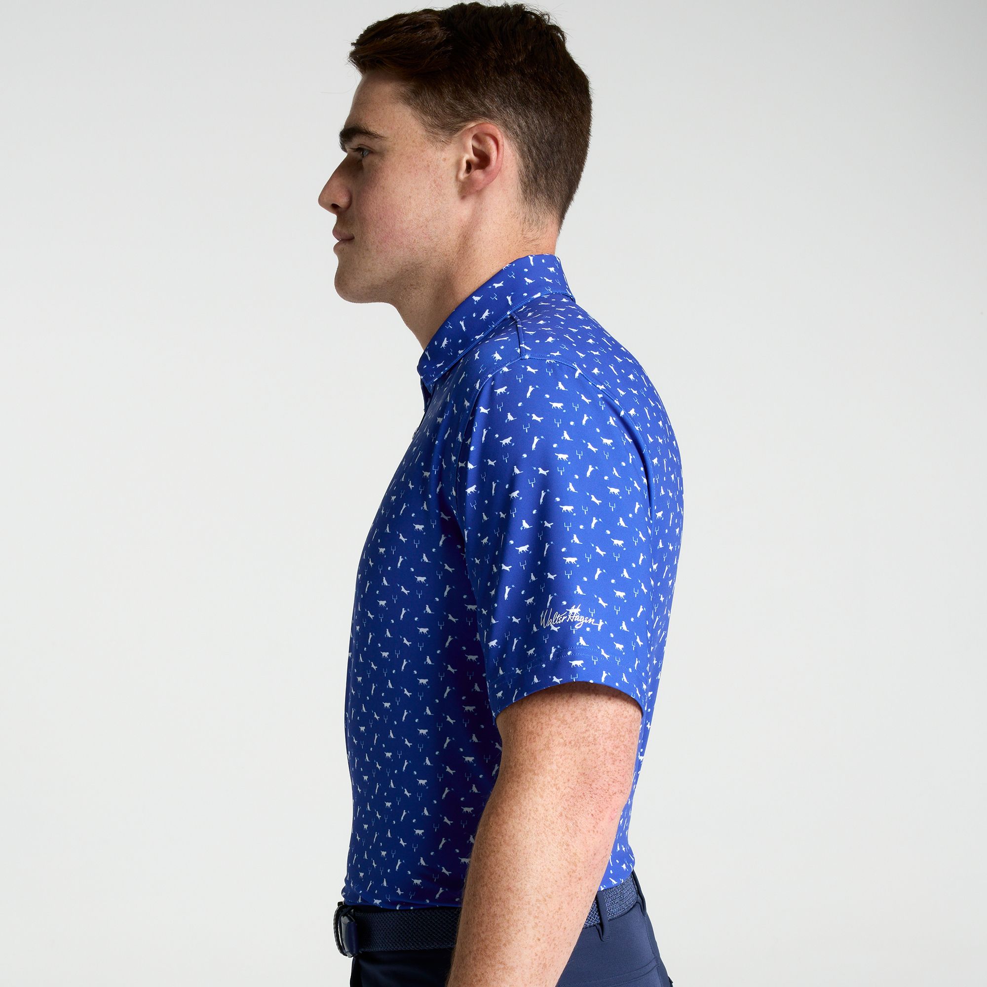 Walter Hagen Men's Performance 11 Tailgate Print Golf Polo product image