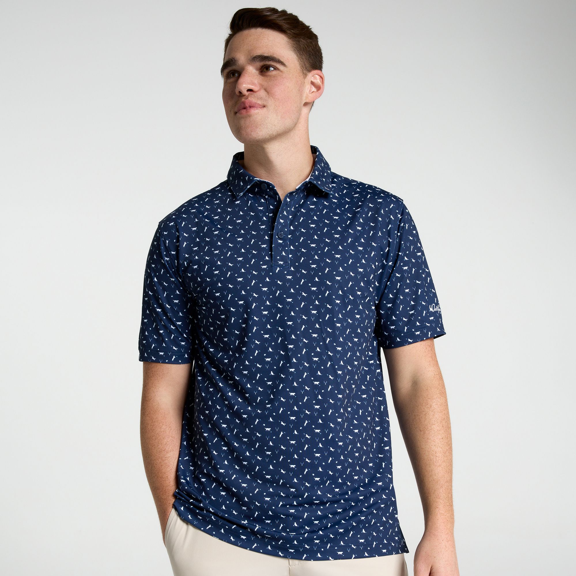 Walter Hagen Men's Performance 11 Tailgate Print Golf Polo product image