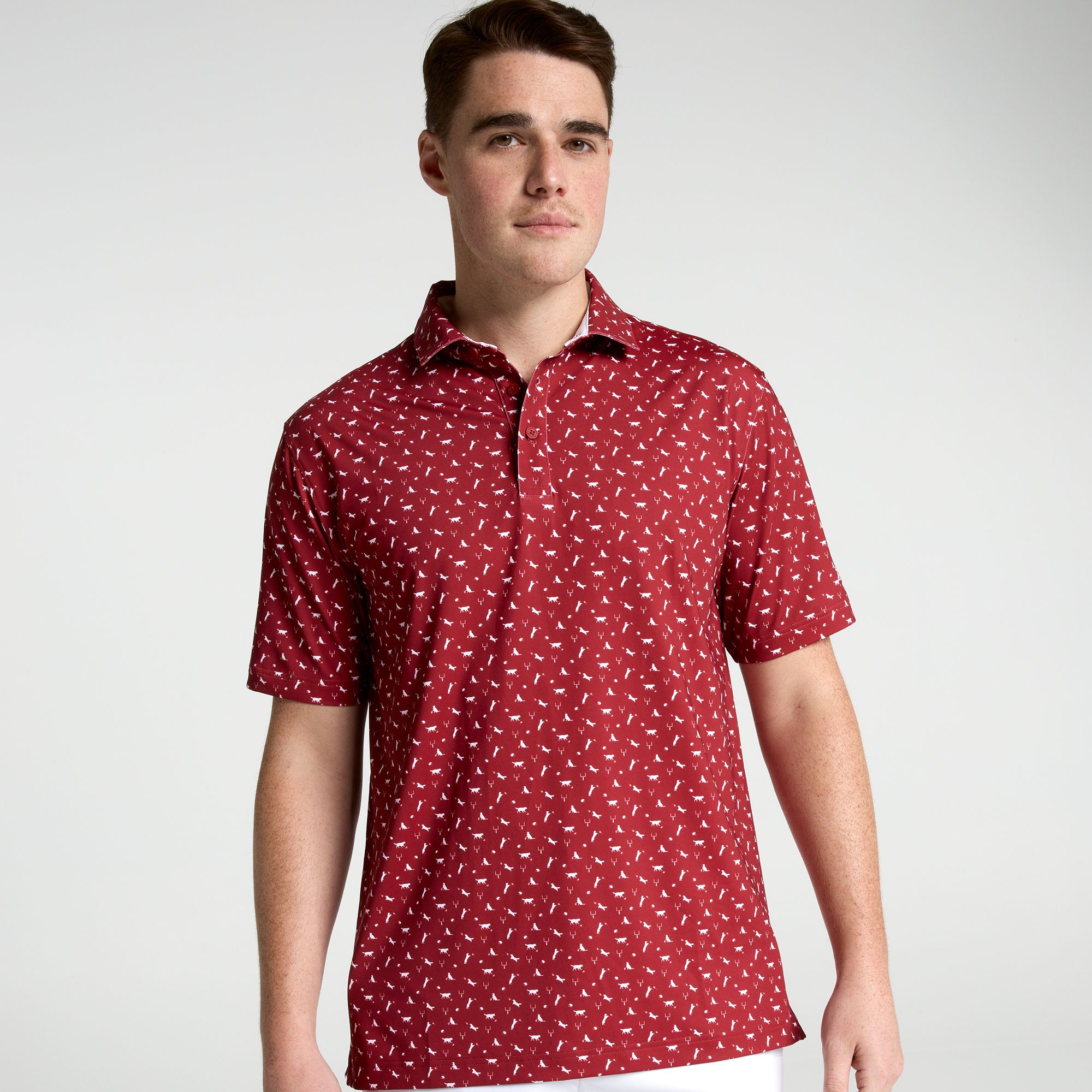 Walter Hagen Men's Performance 11 Tailgate Print Golf Polo product image