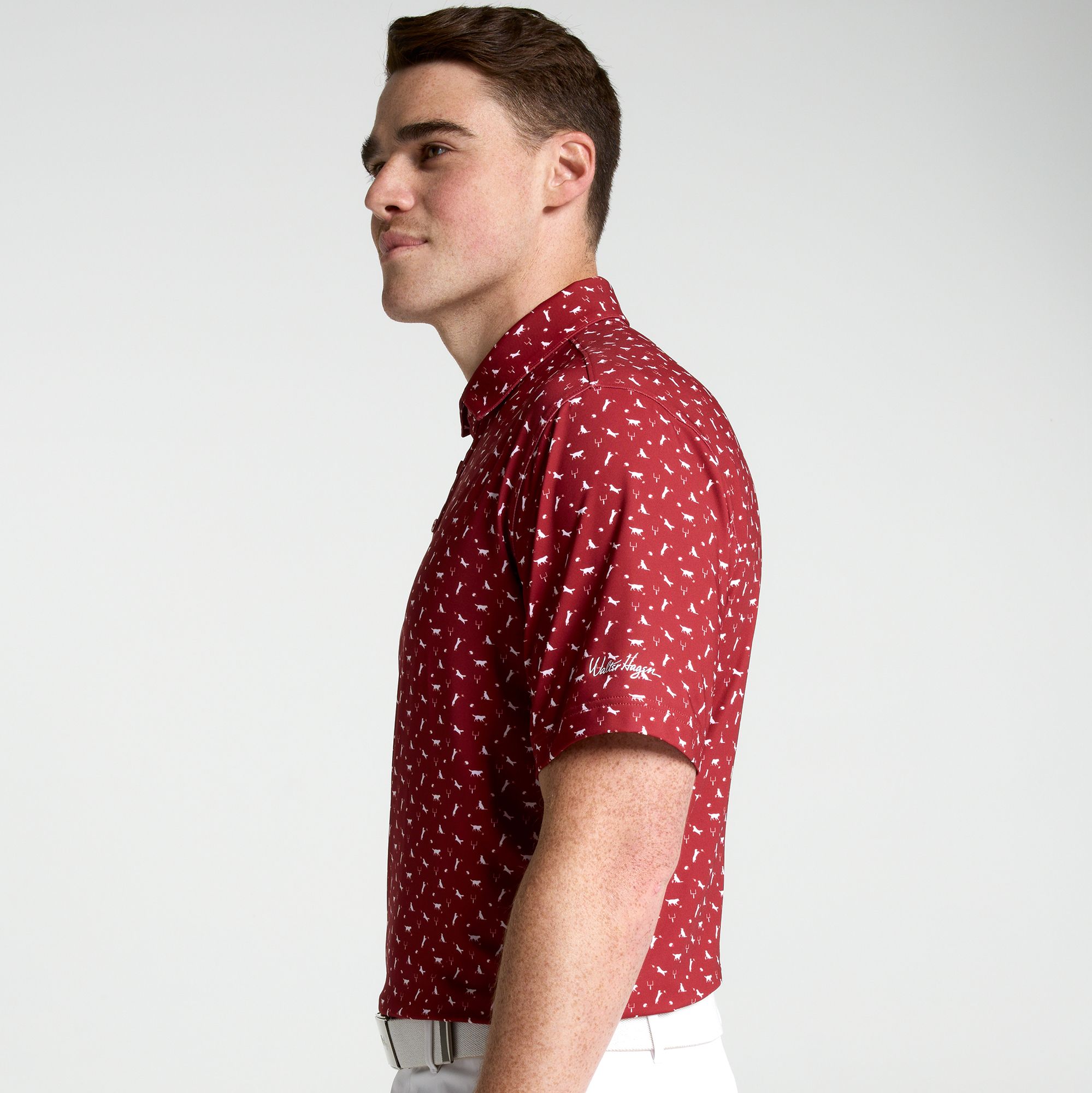 Walter Hagen Men's Performance 11 Tailgate Print Golf Polo product image