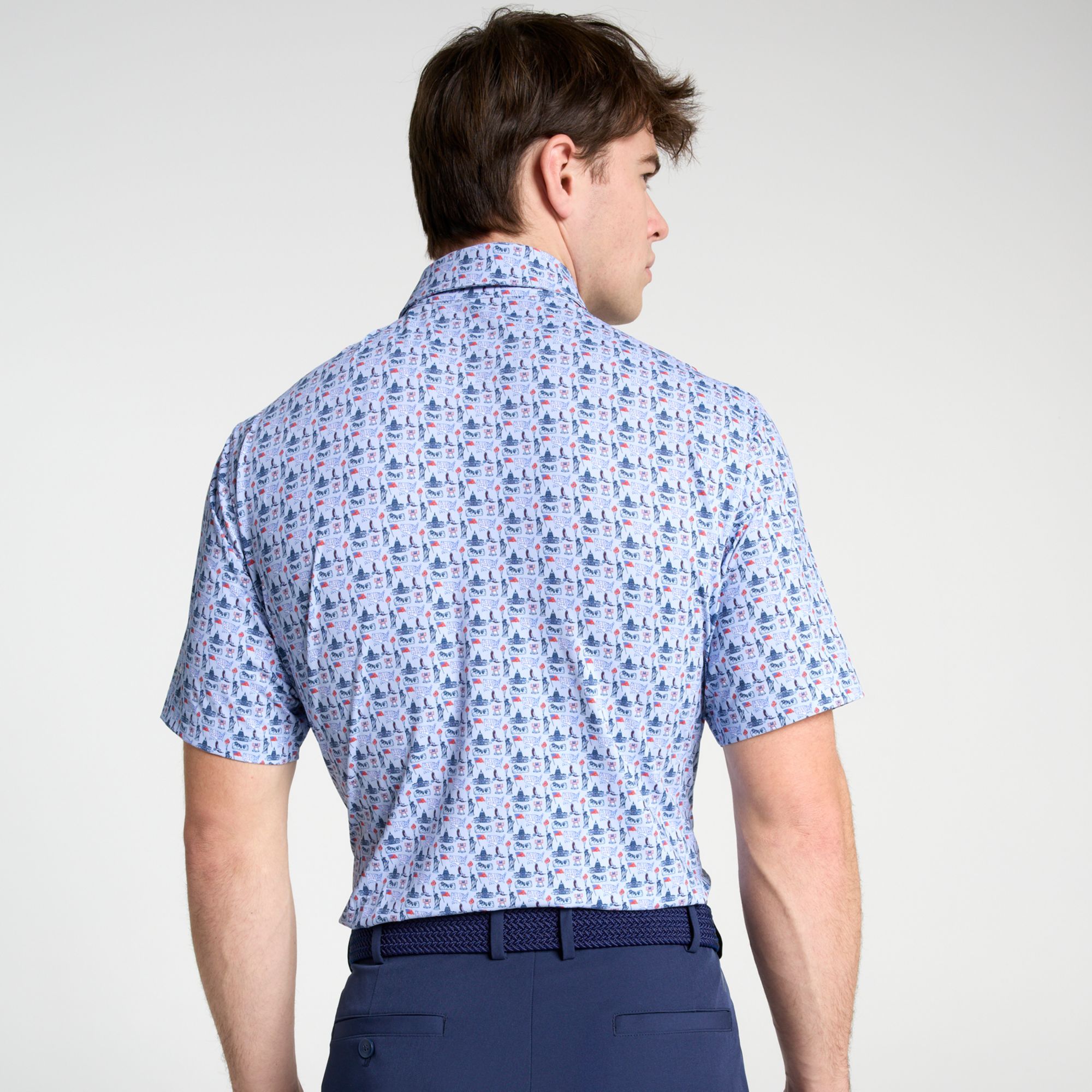 Walter Hagen Men's Performance 11 Novelty Print Golf Polo product image