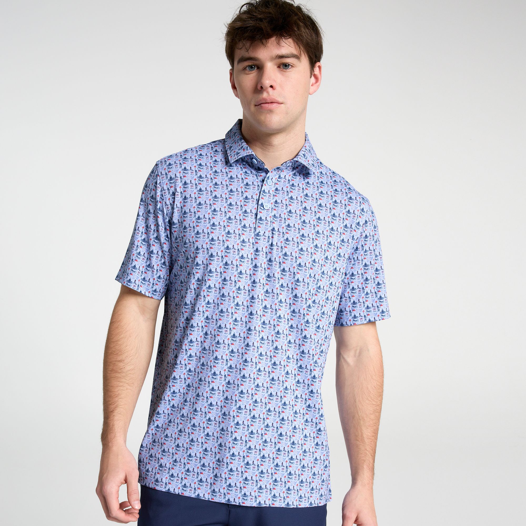 Walter Hagen Men's Performance 11 Novelty Print Golf Polo product image