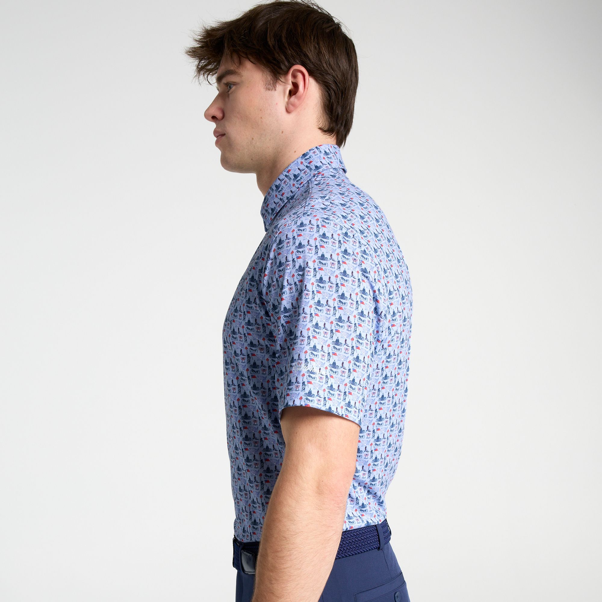 Walter Hagen Men's Performance 11 Novelty Print Golf Polo product image