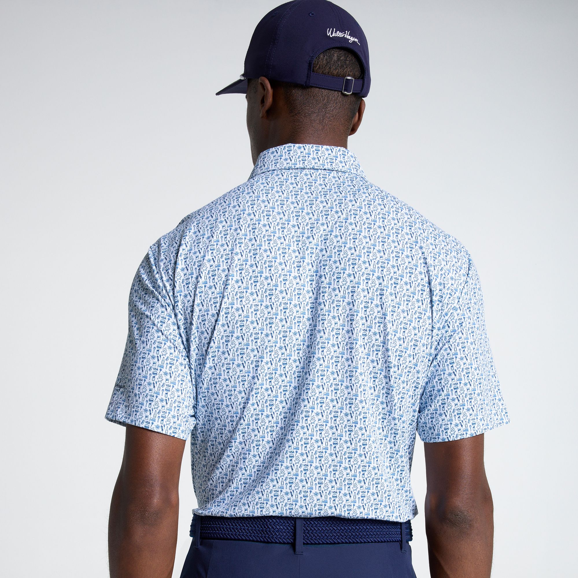 Walter Hagen Men's Performance 11 Novelty Print Golf Polo product image