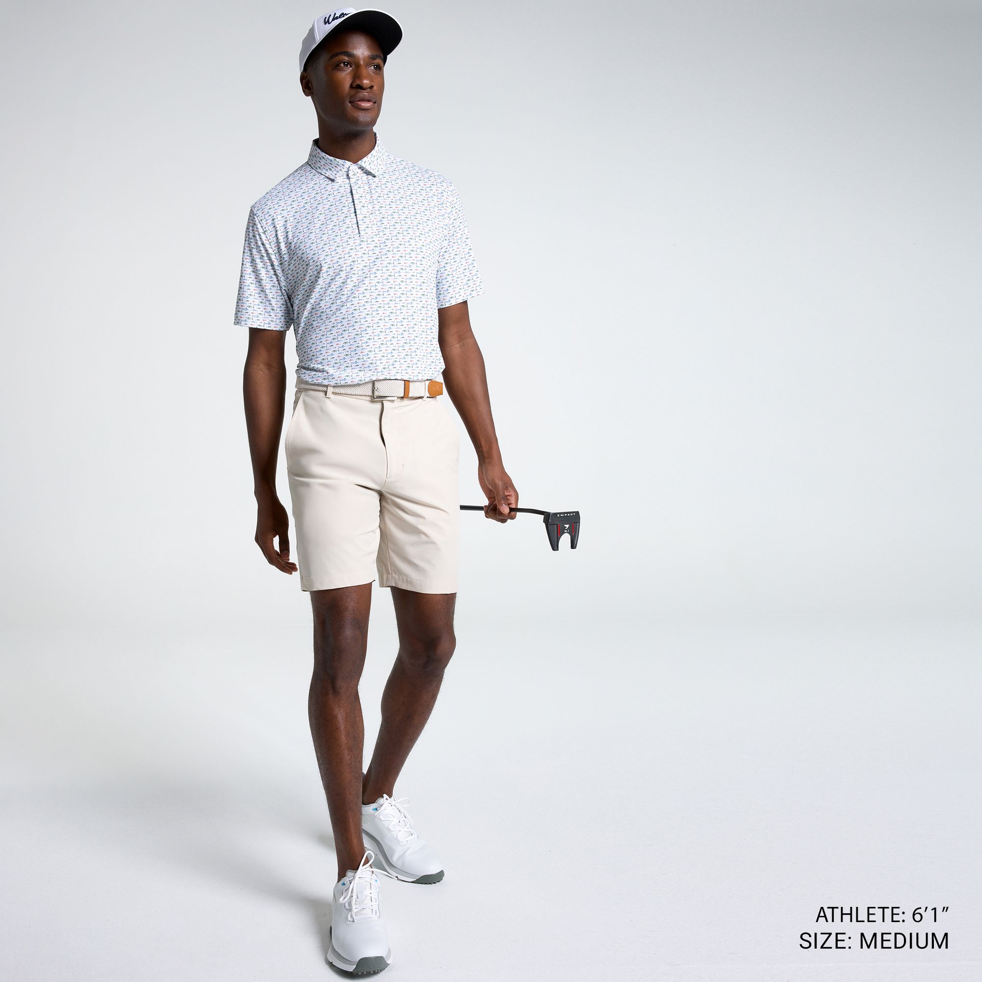 Walter Hagen Men's Performance 11 Novelty Print Golf Polo product image
