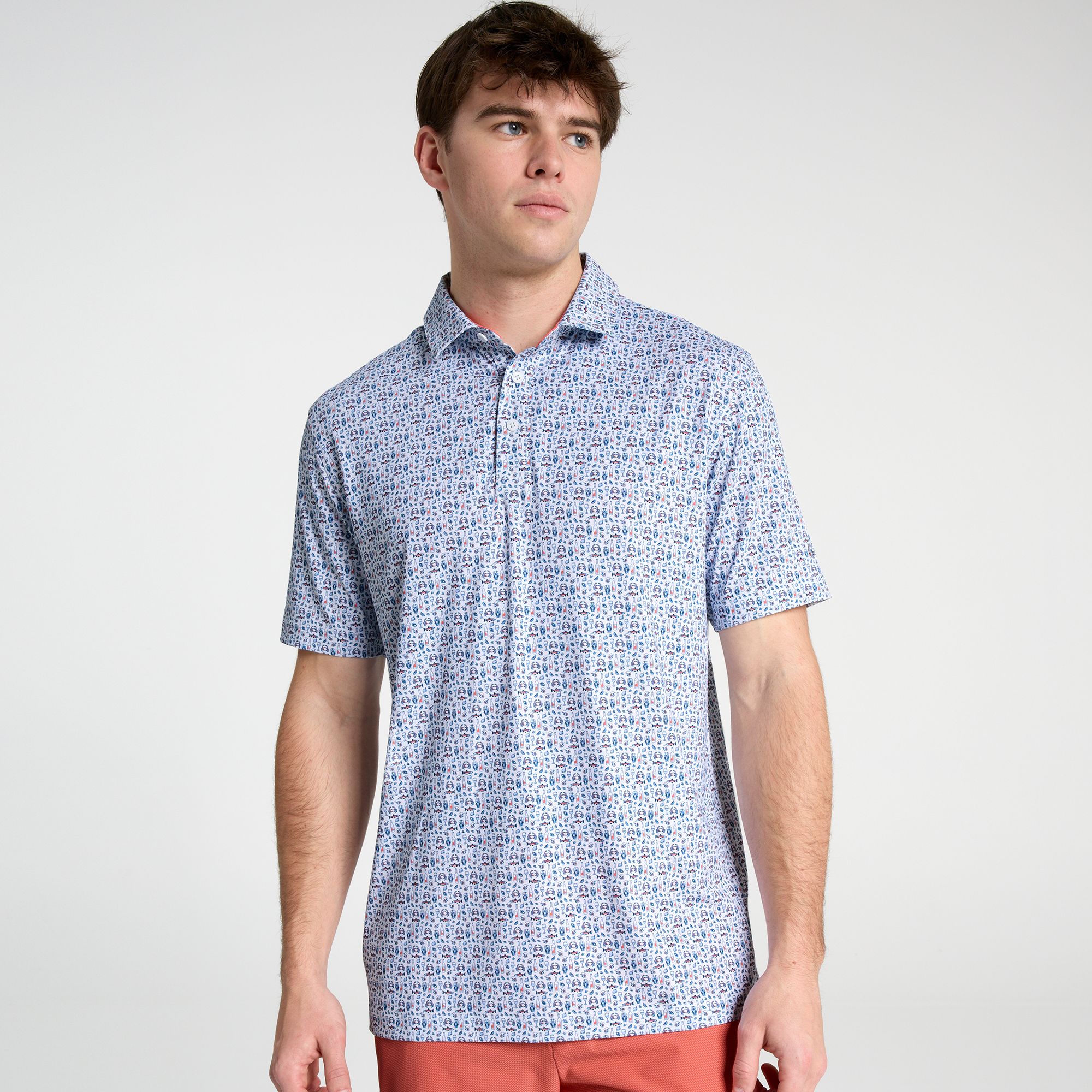 Walter Hagen Men's Performance 11 Novelty Print Golf Polo product image