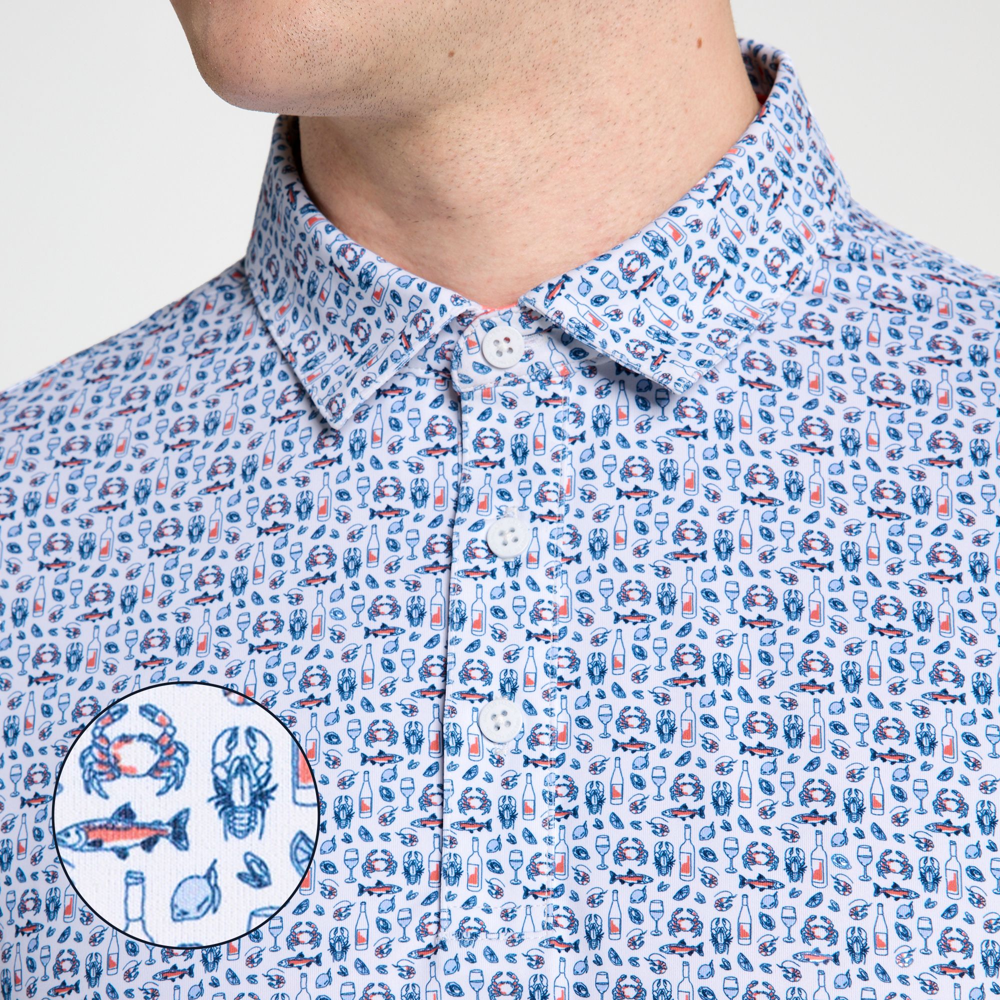 Walter Hagen Men's Performance 11 Novelty Print Golf Polo product image