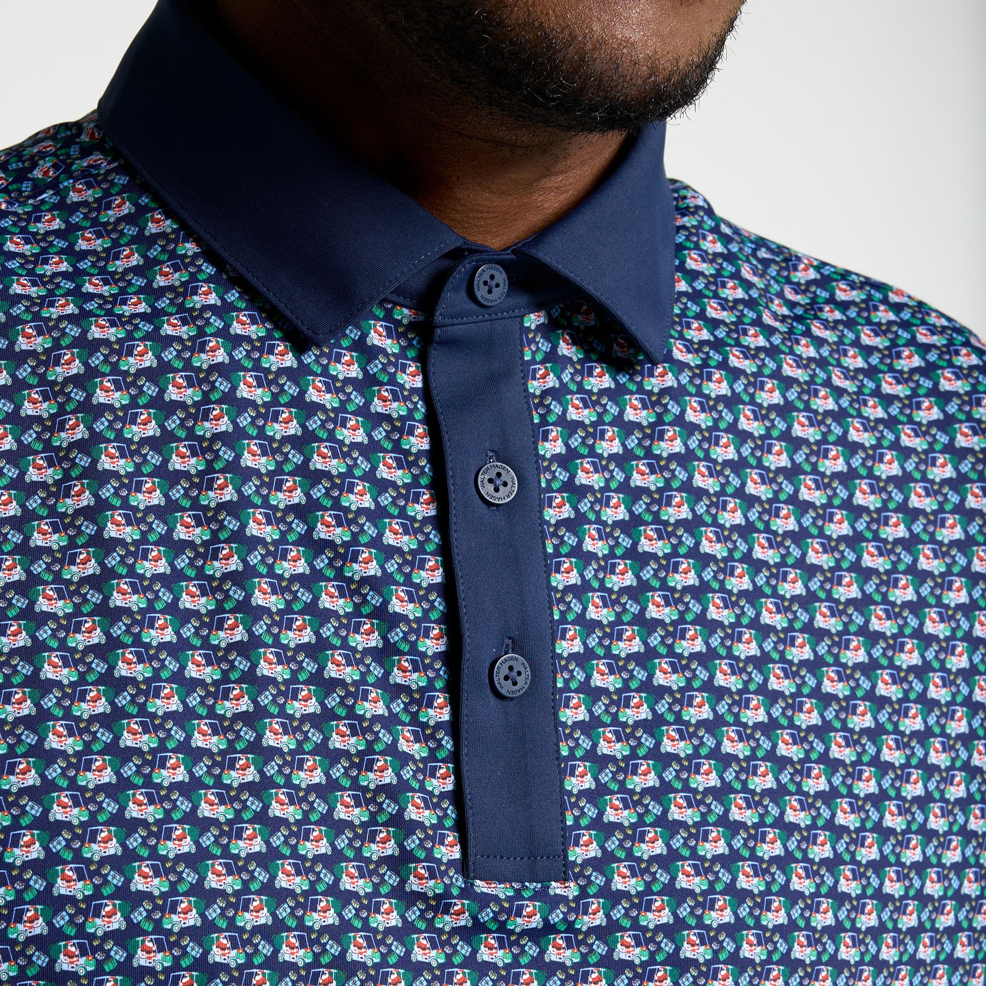 Walter Hagen Men's Performance 11 Printed Holiday Polo product image