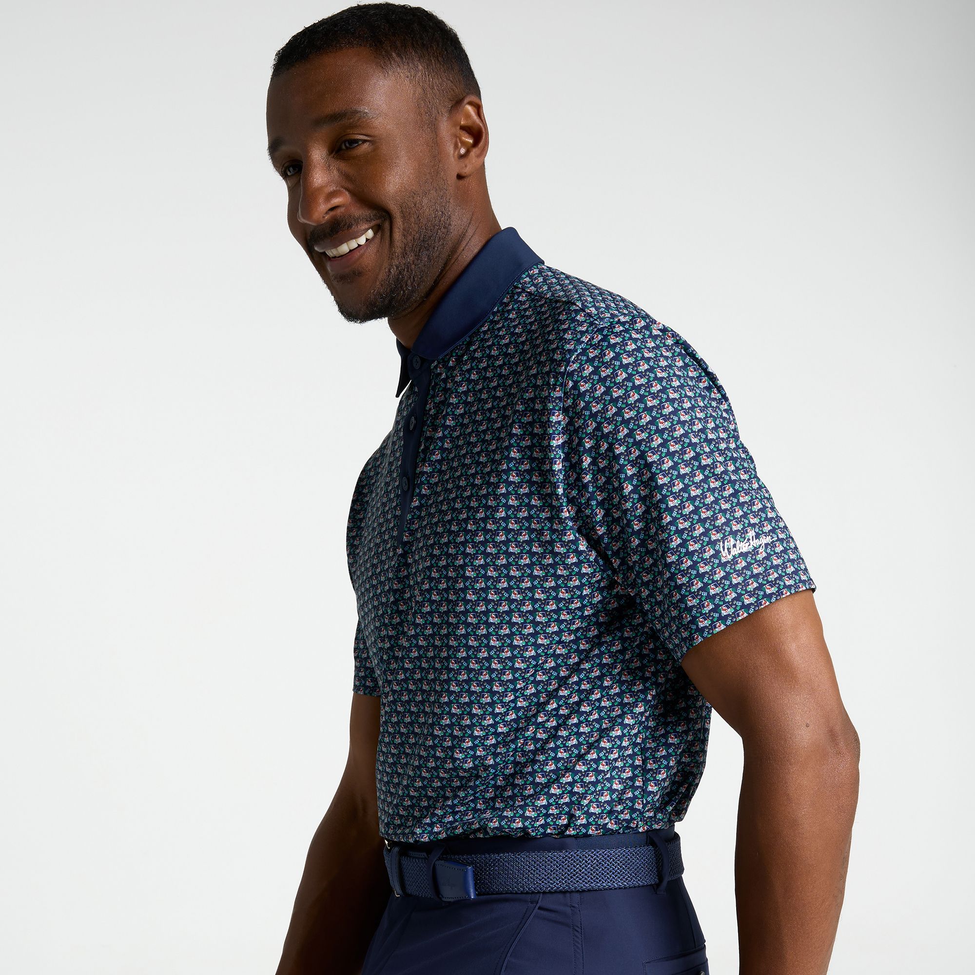 Walter Hagen Men's Performance 11 Printed Holiday Polo product image
