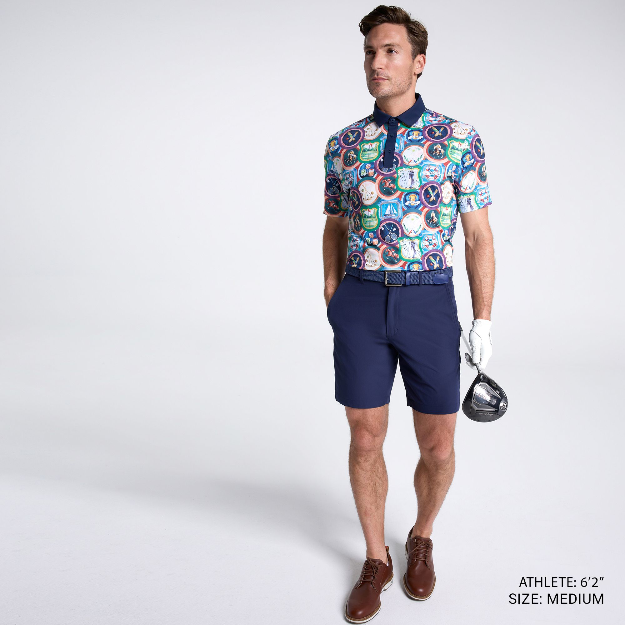 Walter Hagen Men's Performance 11 Novelty Print Golf Polo product image