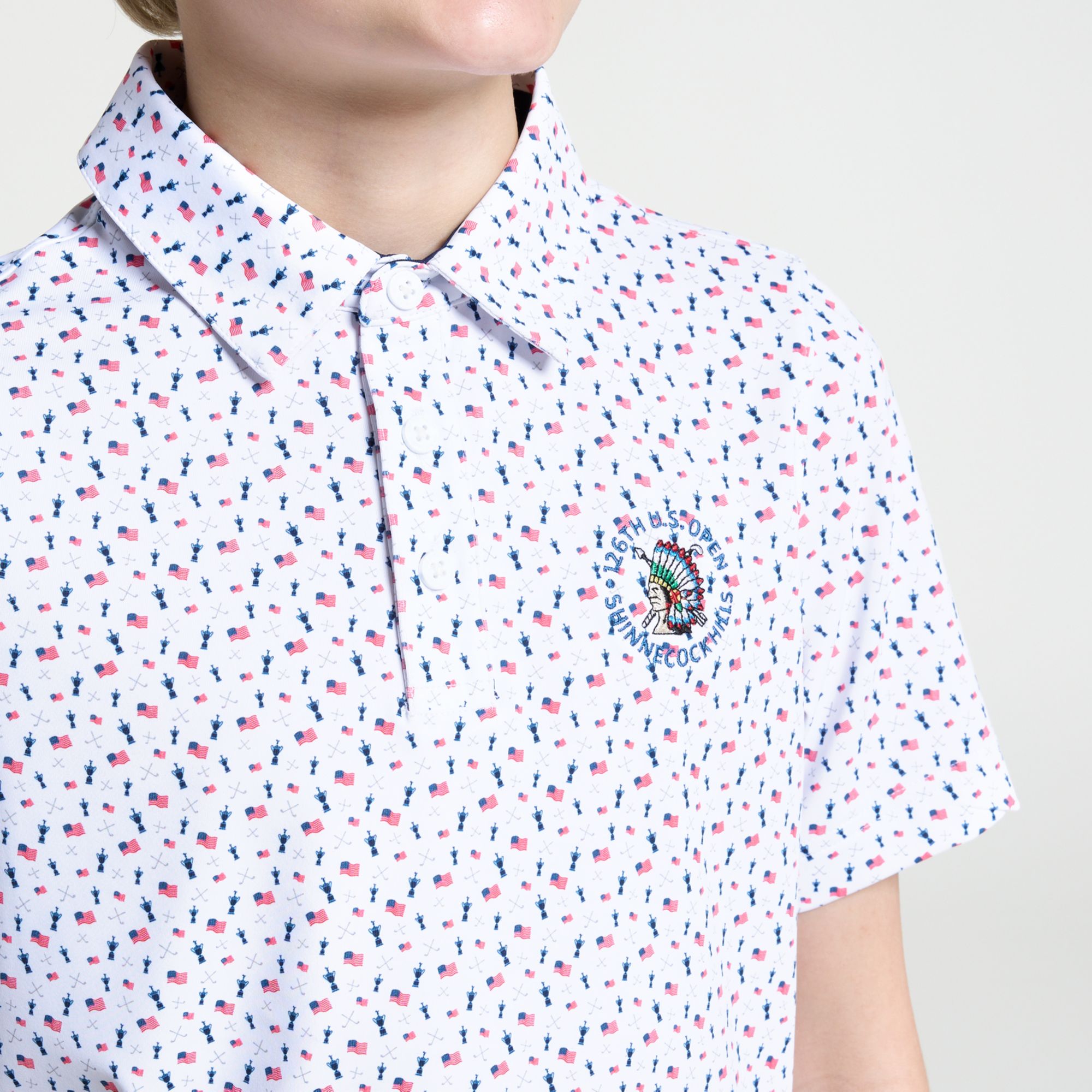 2026 U.S. Open Walter Hagen Youth Performance 11 Printed Polo product image