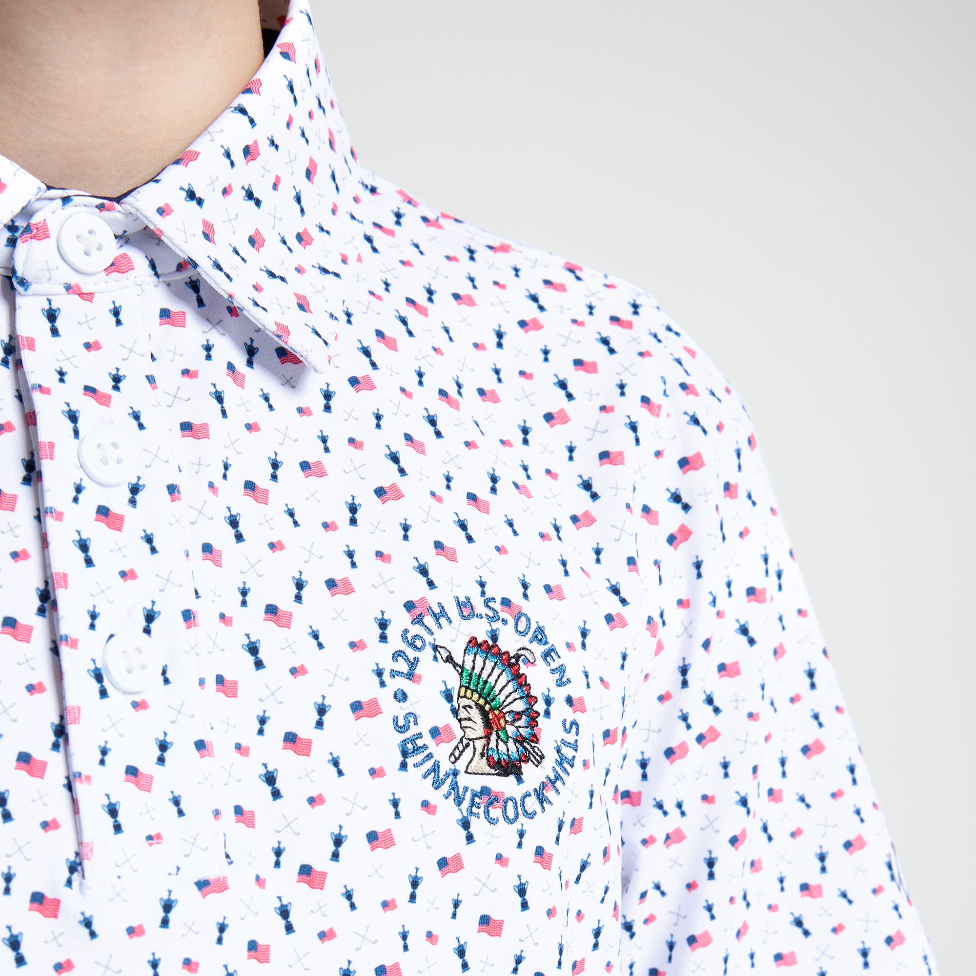 2026 U.S. Open Walter Hagen Youth Performance 11 Printed Polo product image