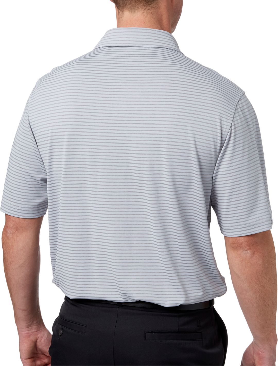 Walter Hagen Men's Essential Texture Stripe Golf Polo Walter Hagen Men's Essential Texture Stripe Golf Polo
