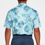 Walter Hagen Men's Perfect 11 Tropical Palm Print Golf Polo product image