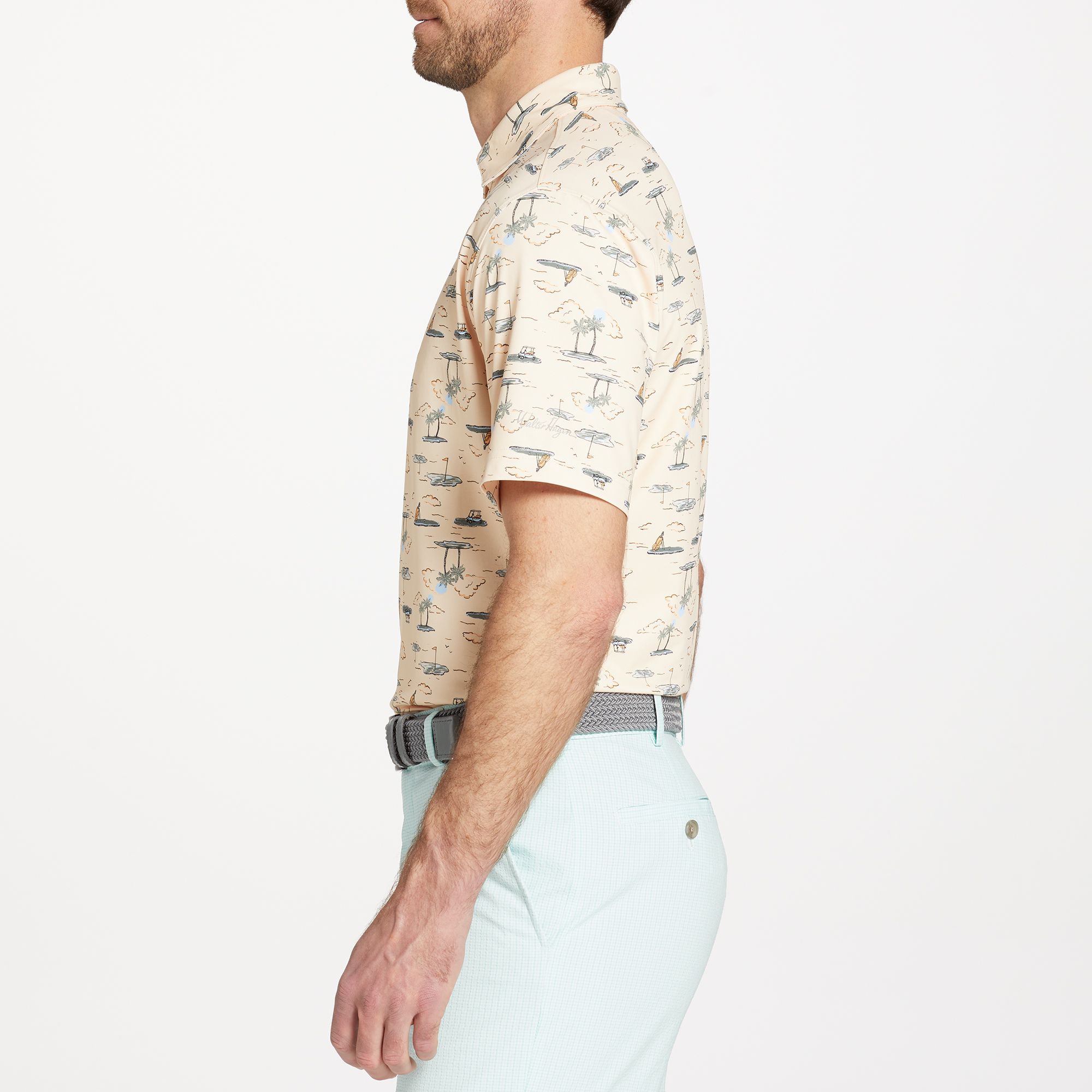 Walter Hagen Men's Performance 11 Conversational Print Golf Polo product image