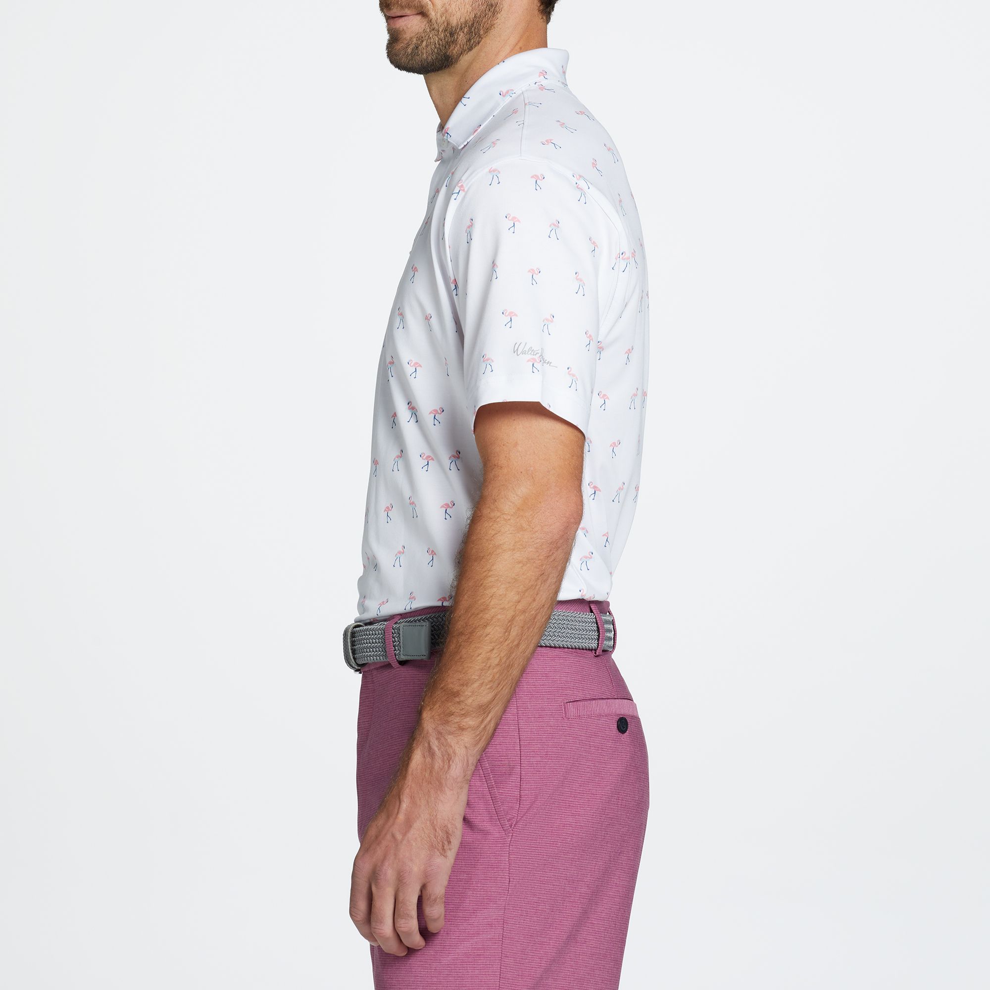 Walter Hagen Men's Clubhouse Flamingo Golf Polo product image