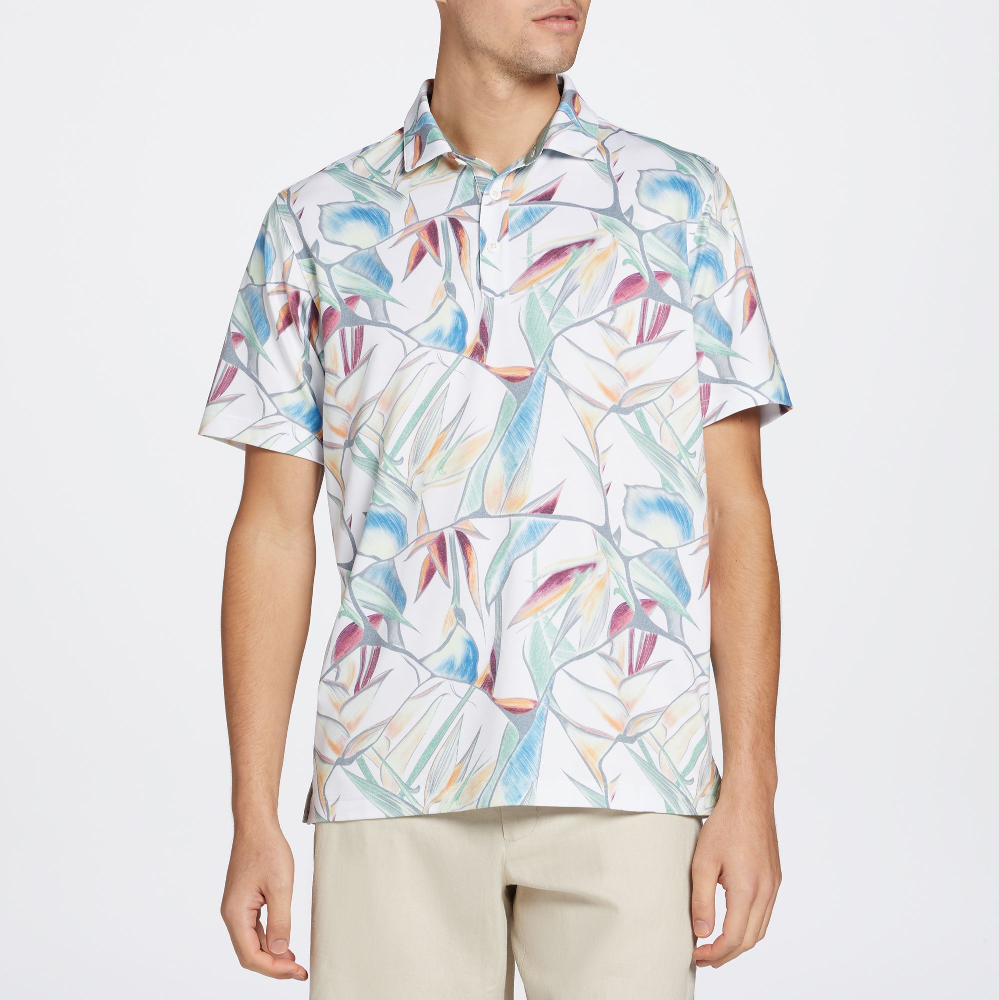 Walter Hagen Men's Clubhouse Airbrush Print Golf Polo product image