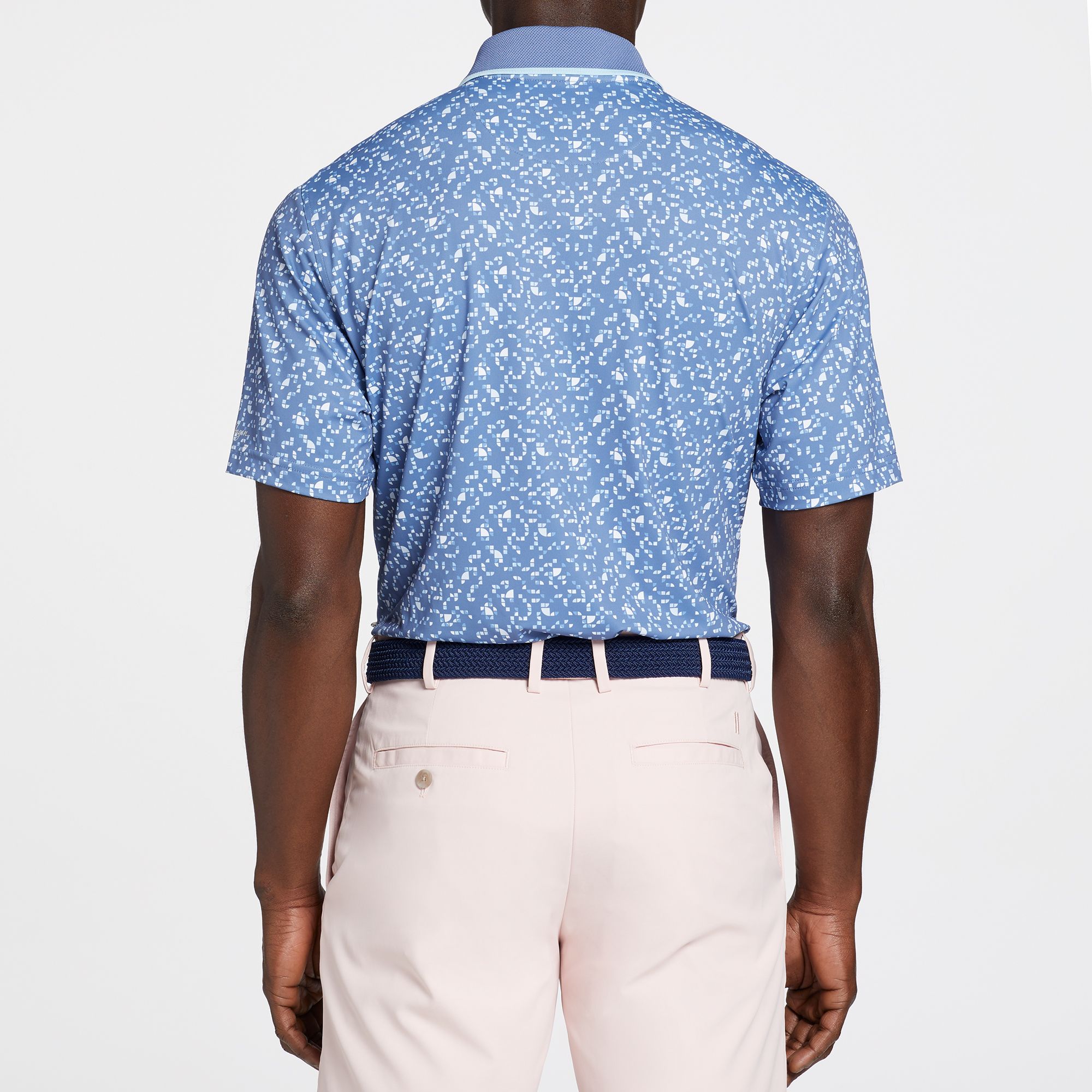 Walter Hagen Men's Performance 11 Disco Geo Print Short Sleeve Golf Polo product image