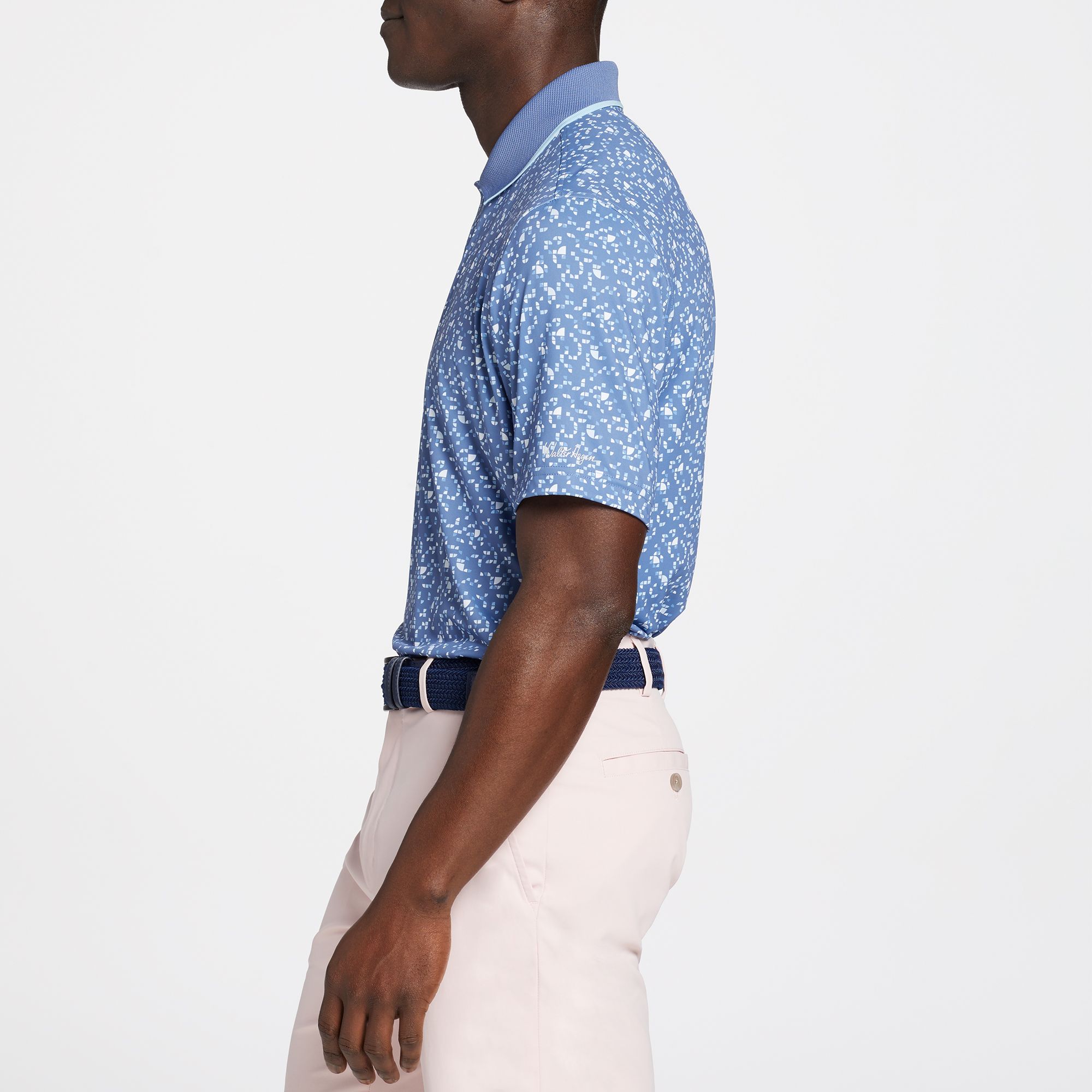 Walter Hagen Men's Performance 11 Disco Geo Print Short Sleeve Golf Polo product image